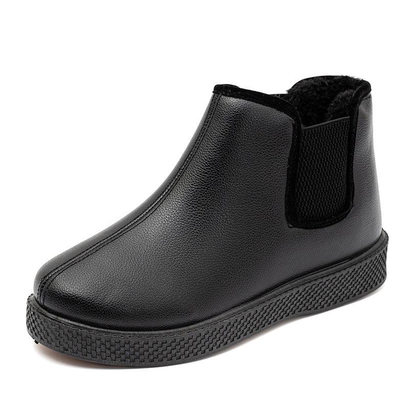 Old Beijing Cloth Shoes Plus Velvet Padded Father