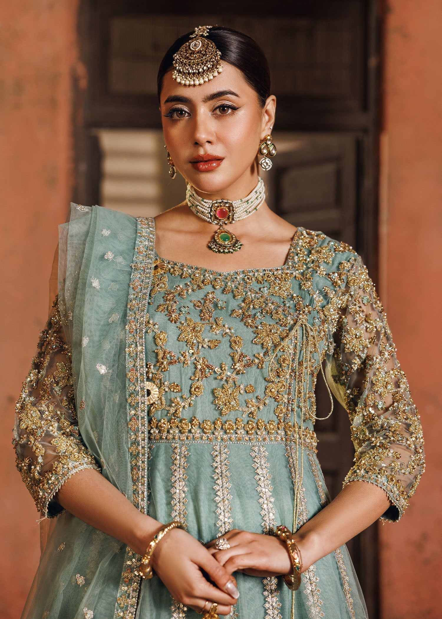 net Maxi in Pastel green