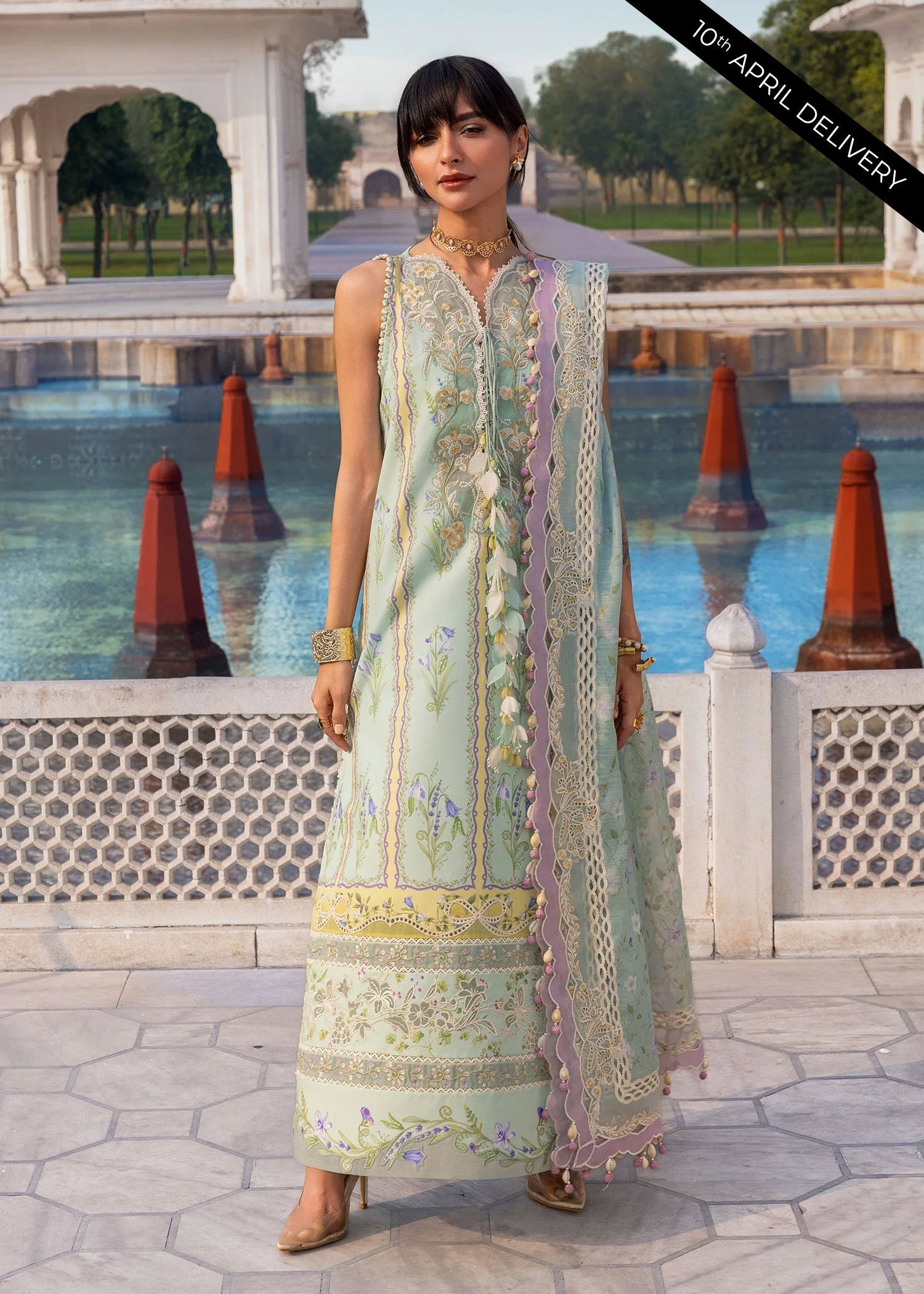 Flow Luxury Lawn – SUN-KISSED LETTER-D9B