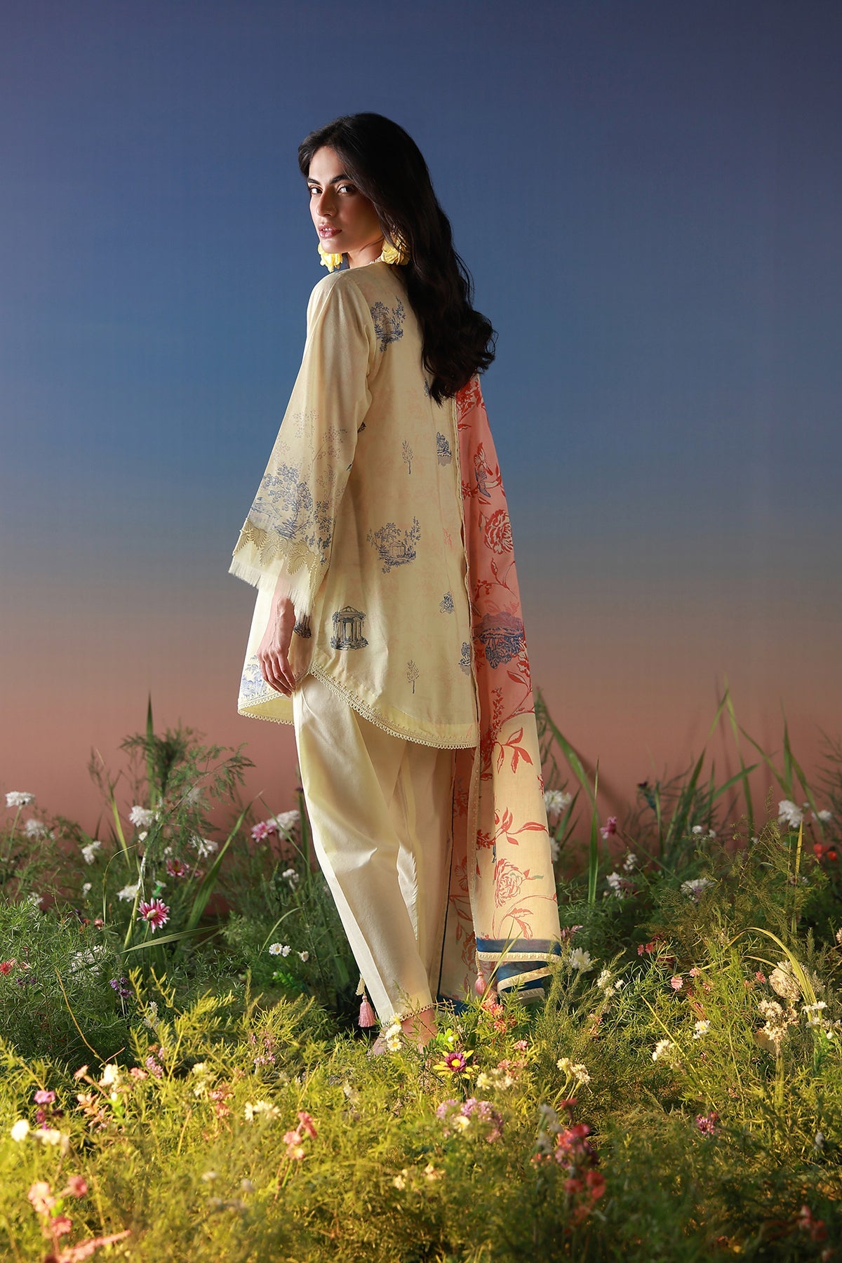 Mirha Lawn – Buttercream Botanica
