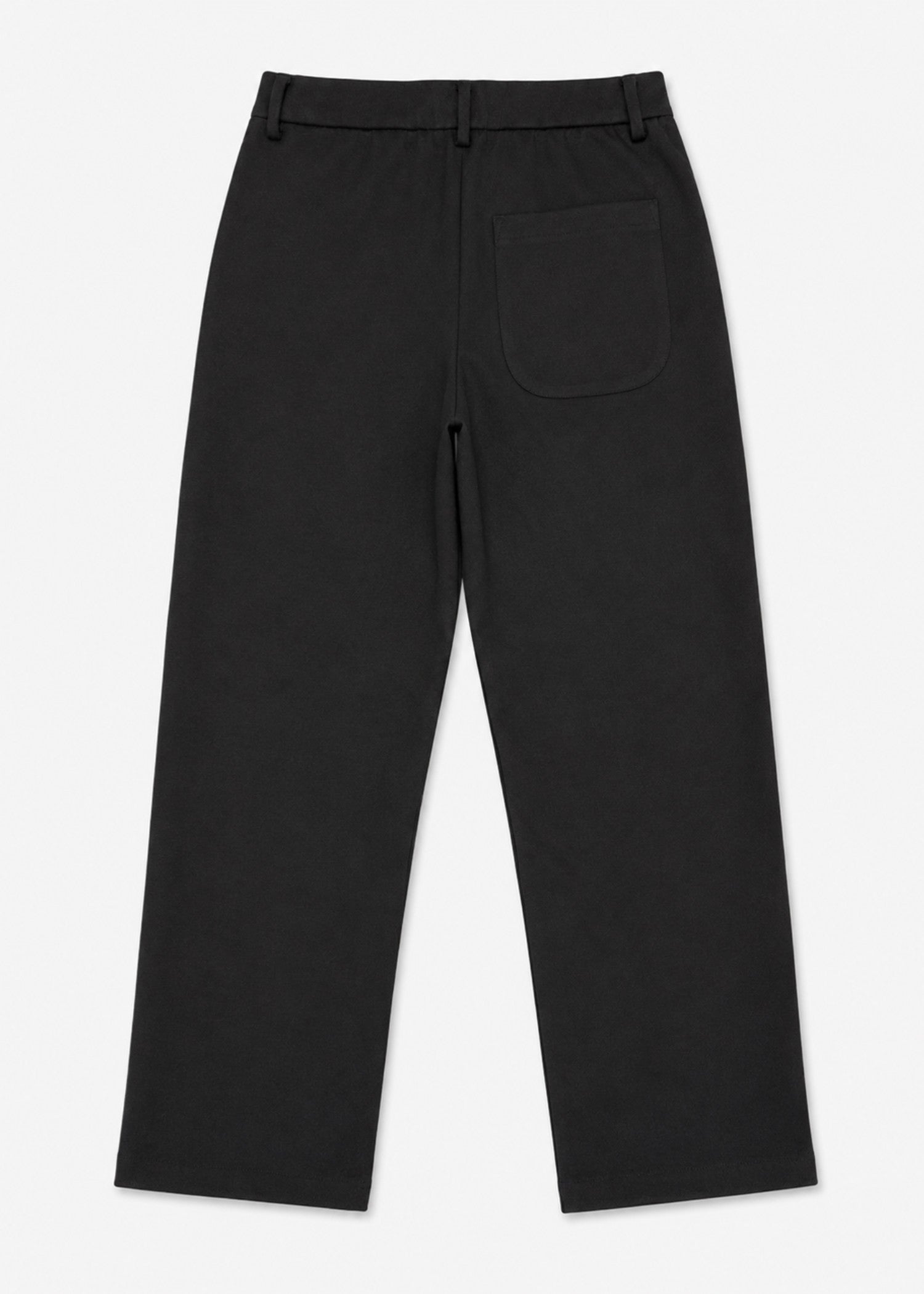 interlock knit Pants in Black
