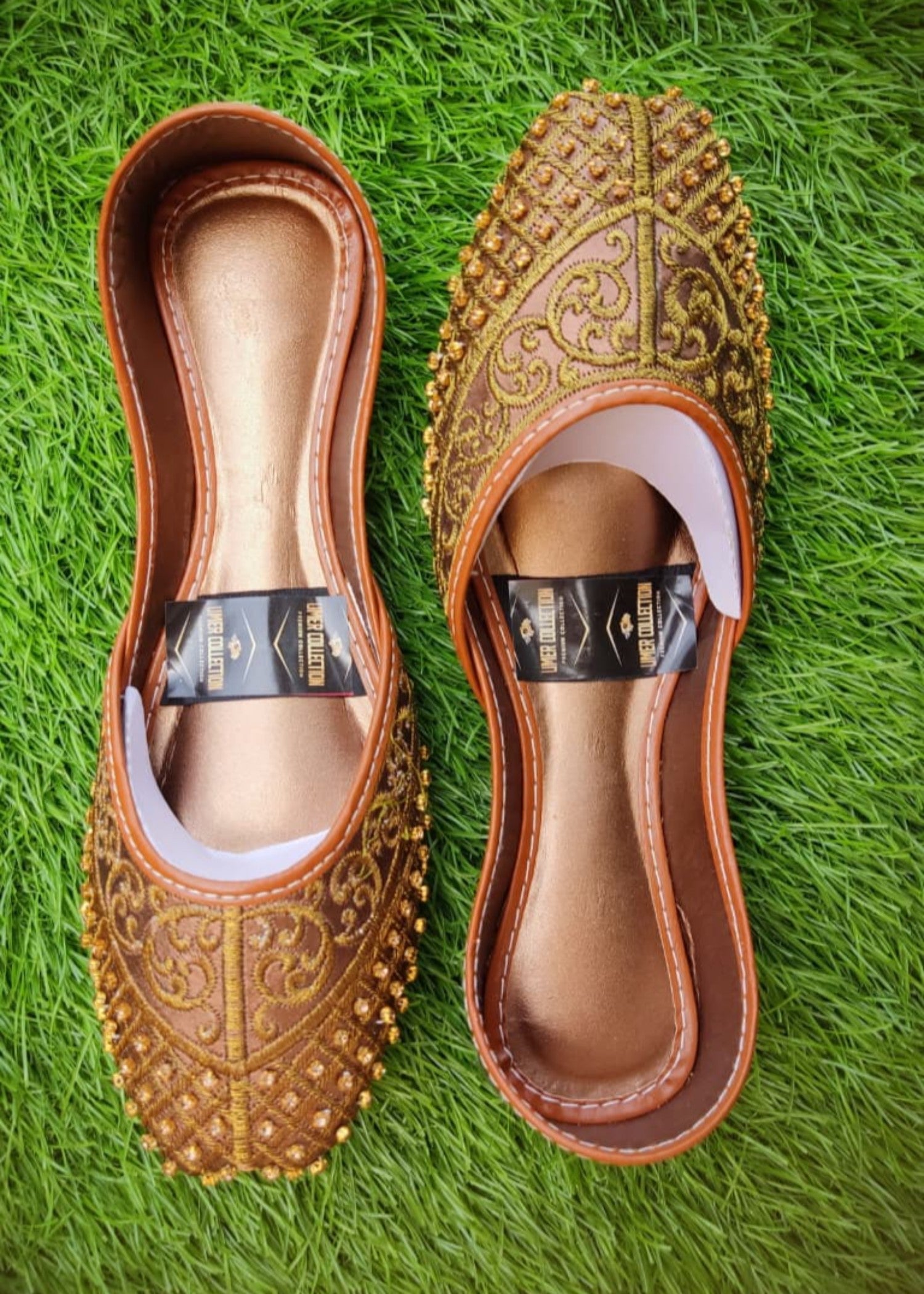 Khussa in Brown by - High Quality Women Khussa WRI1293