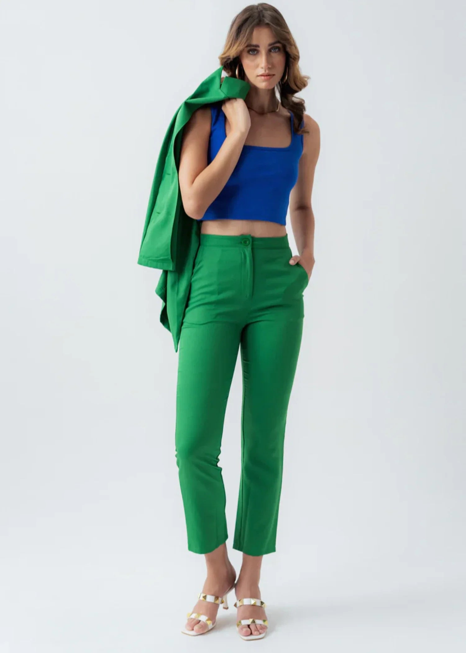 spandex Pants in Green