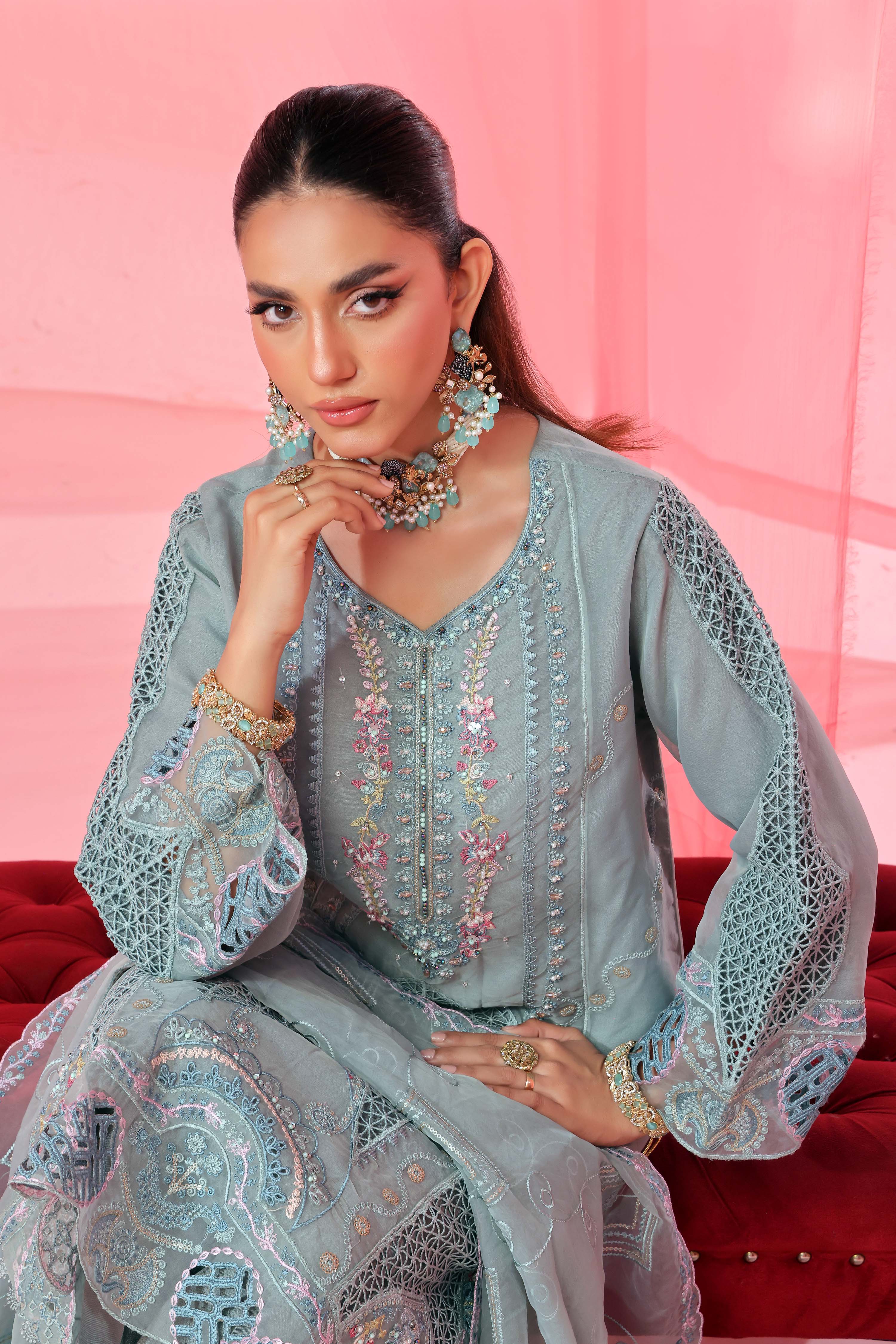 Noori RTW Organza Formal Pret – Ghazal