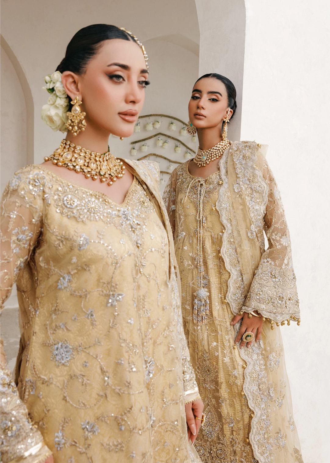 net Unstitched in Gold