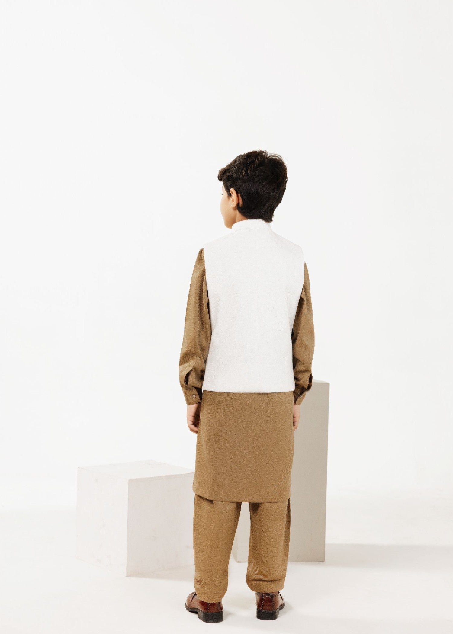 karandi Waistcoat in Cream