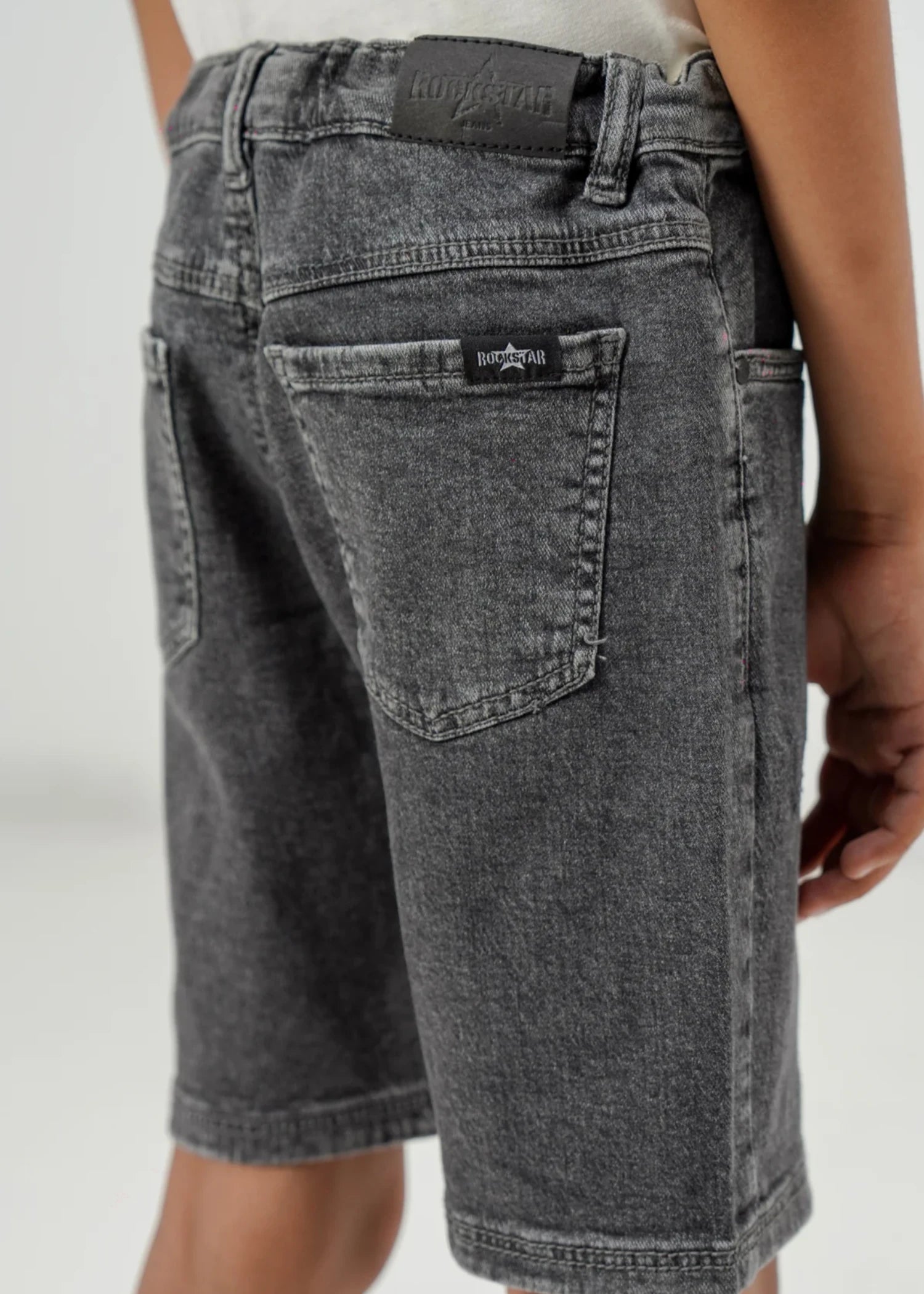 denim Shorts in Grey