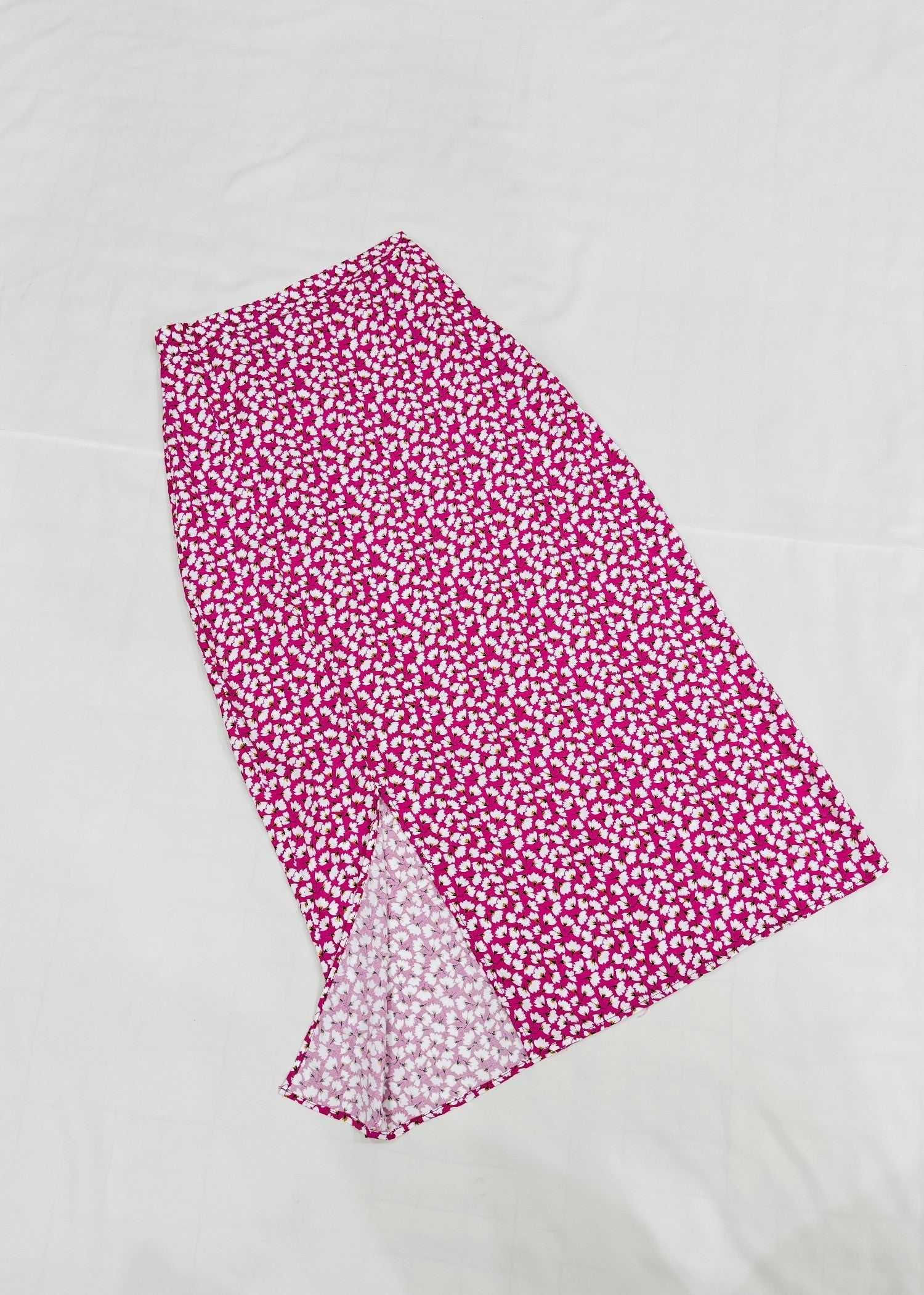 linen Skirt in Pink