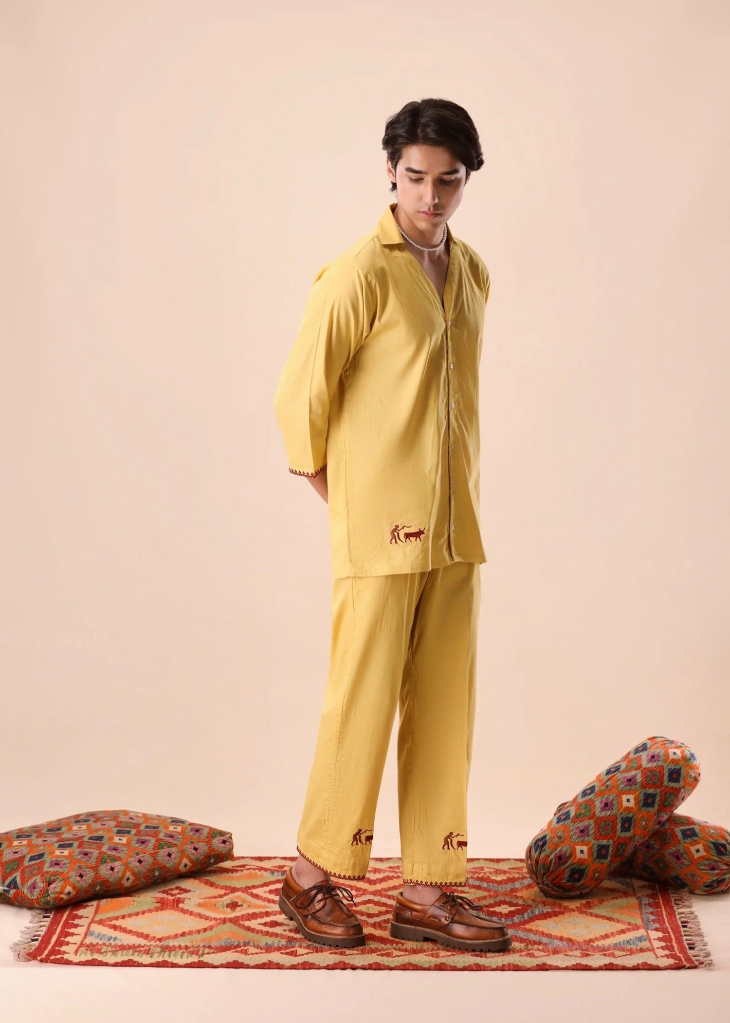 Co ord Set in Yellow