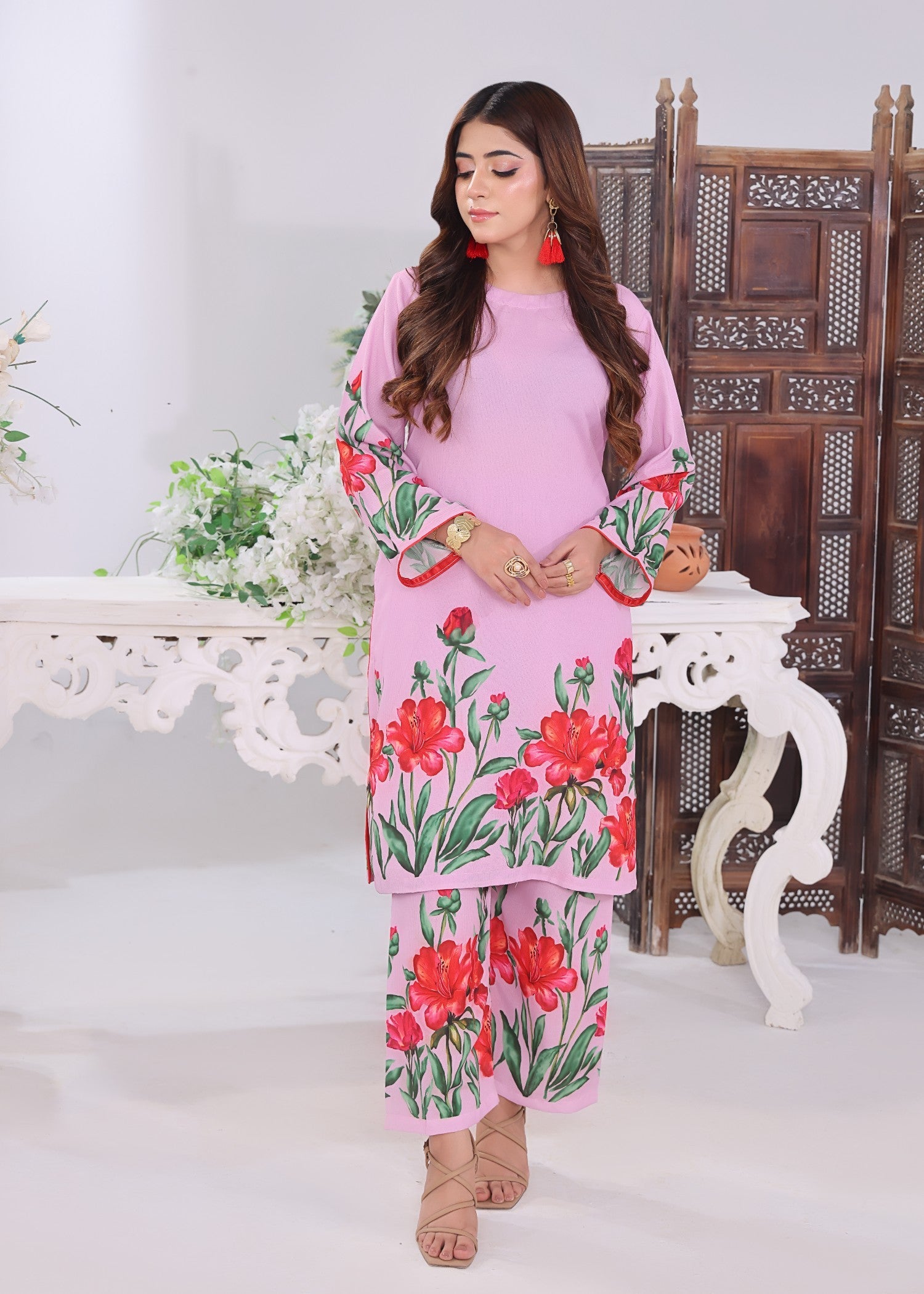 charmuse/shamooz Co Ord Sets in Lilac