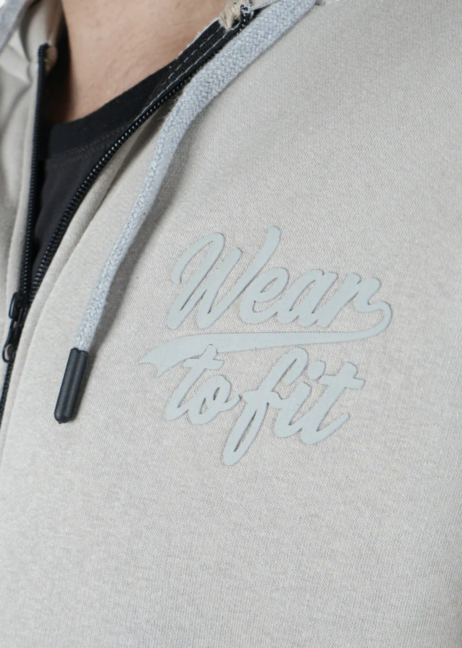 fleece Tracksuit in Pastel grey