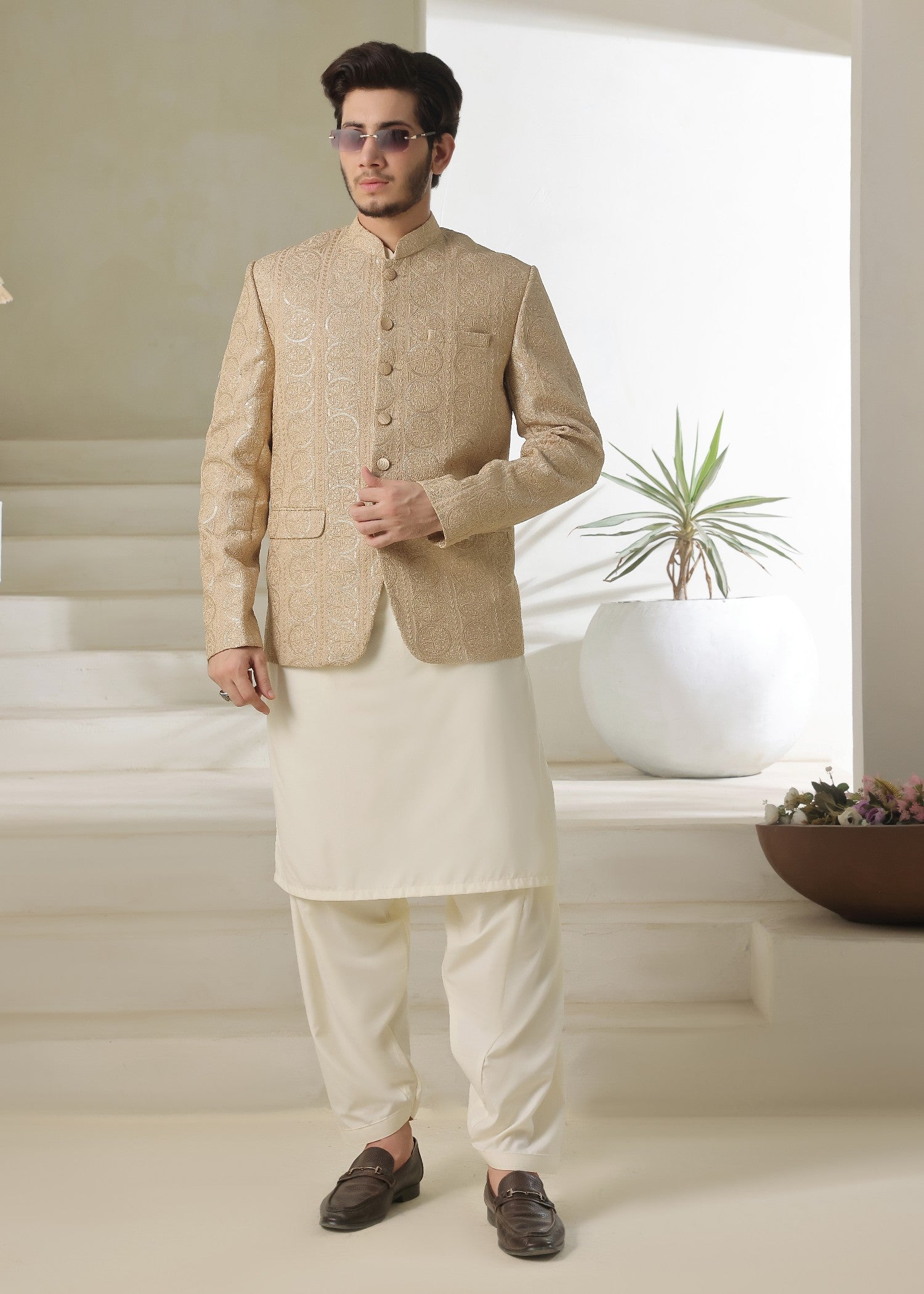 masuri Prince Coat in Beige