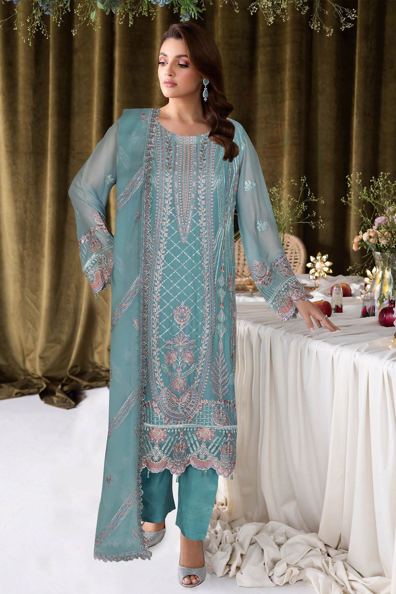 Sangeet Chiffon Formals – B-407