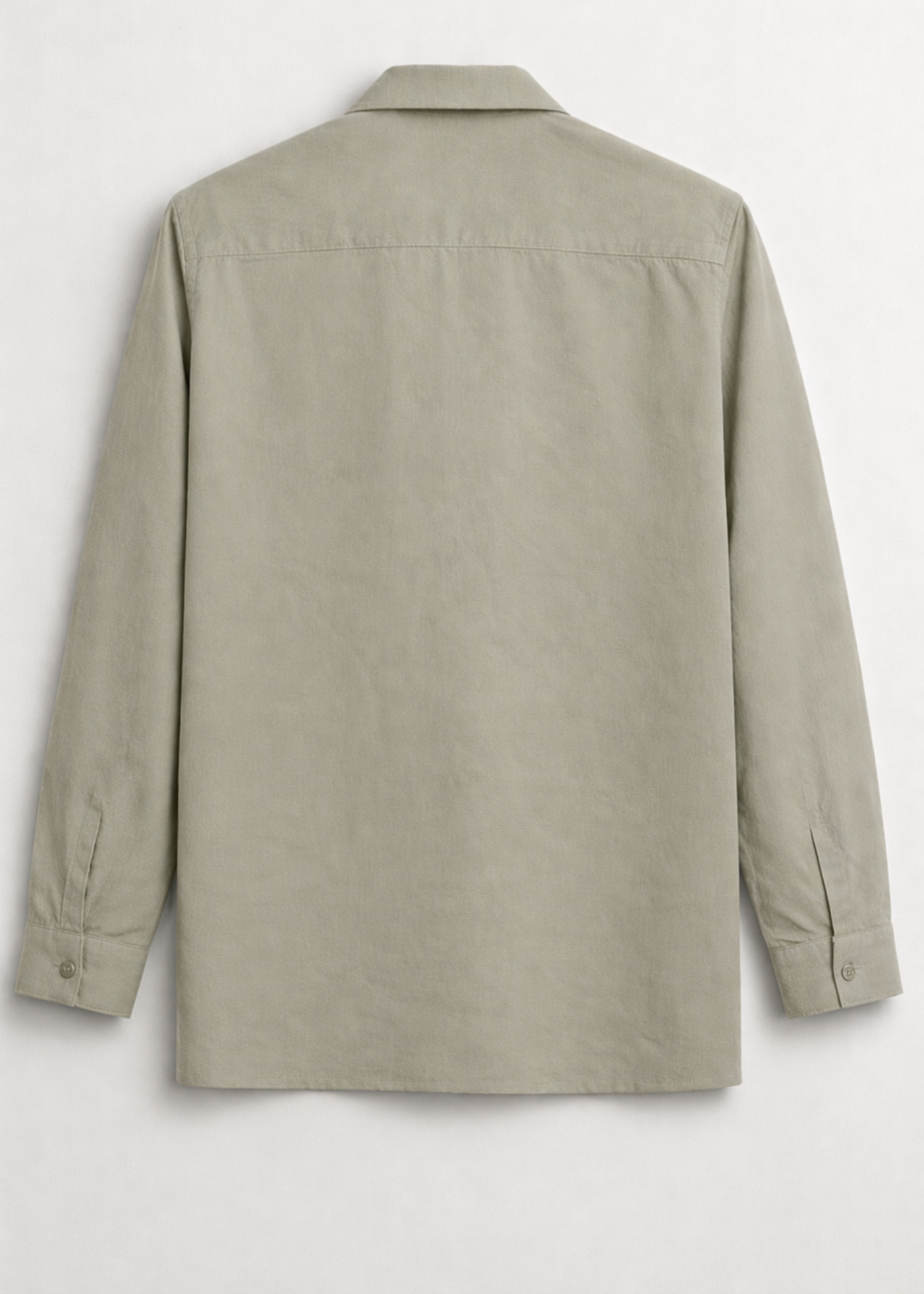 linen Casual Shirt in Ash grey