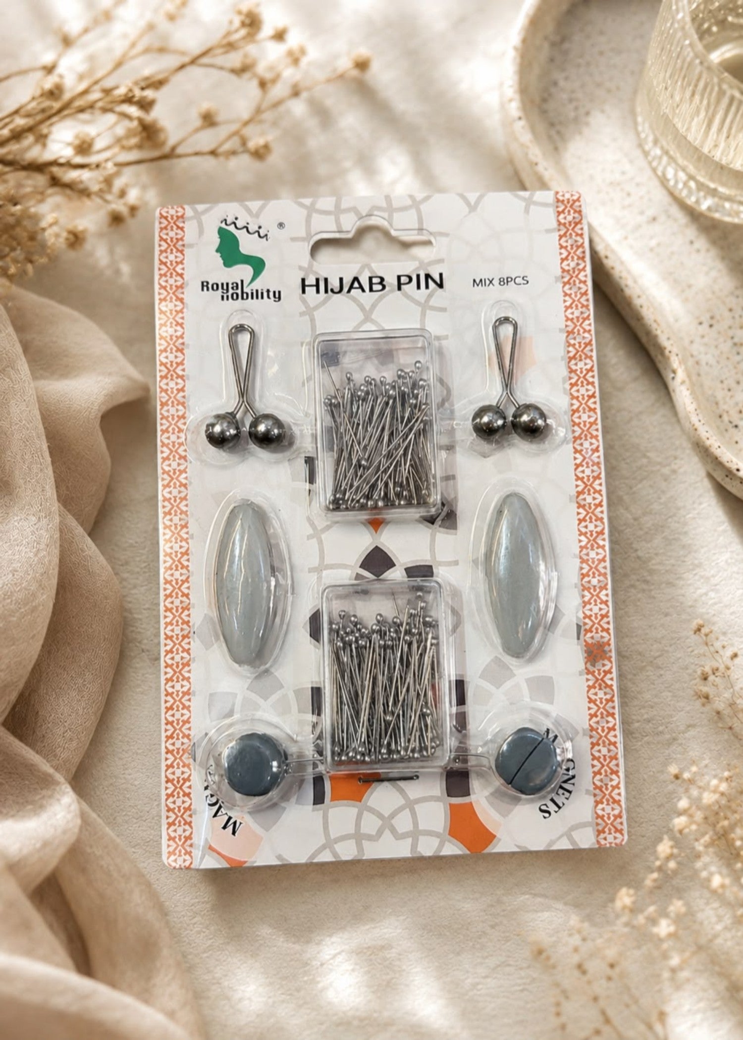 Hijab Pin in Color by - Trendy Women Hijab Pin WJU0325