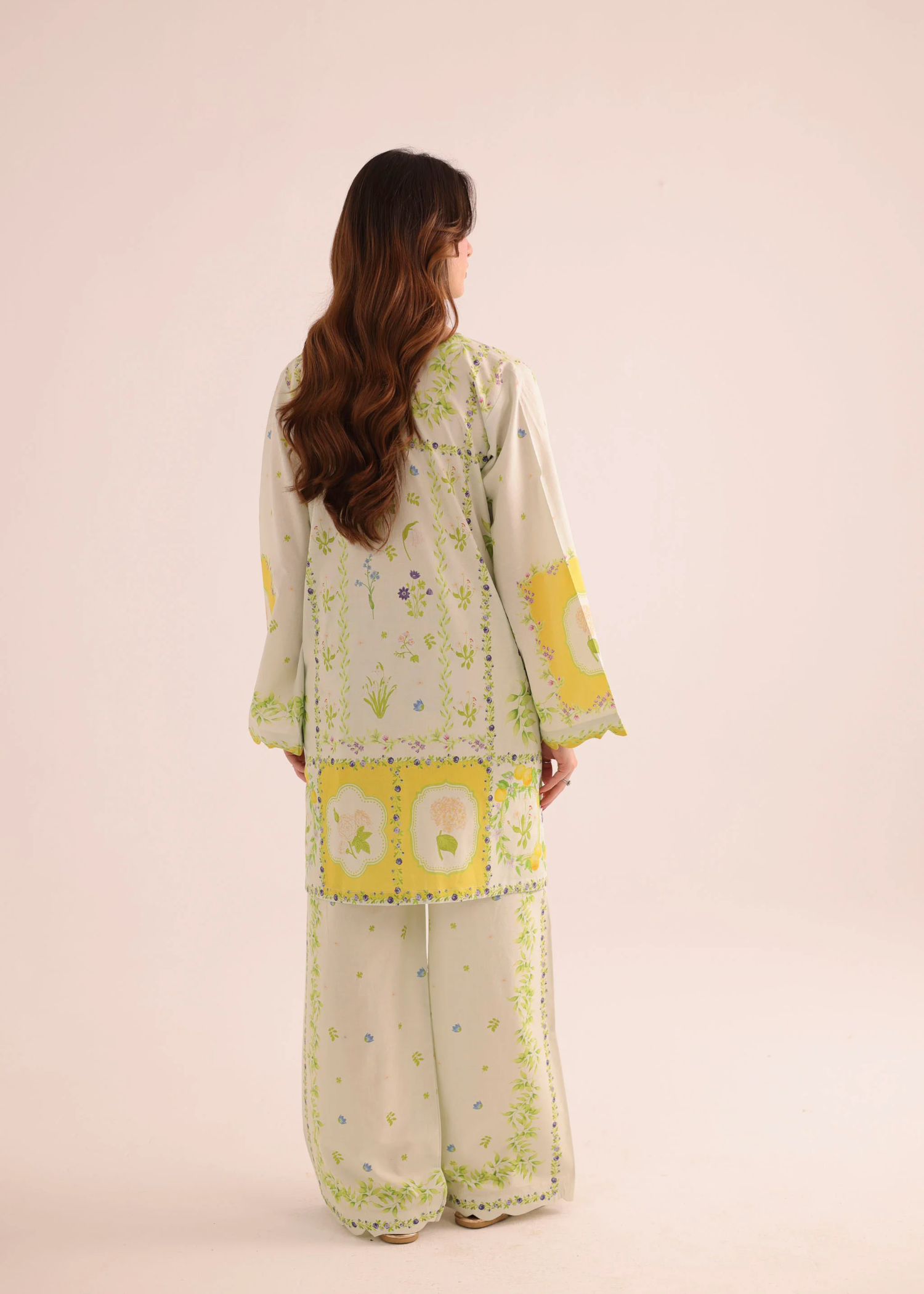 lawn Co Ord Sets in Pastel green