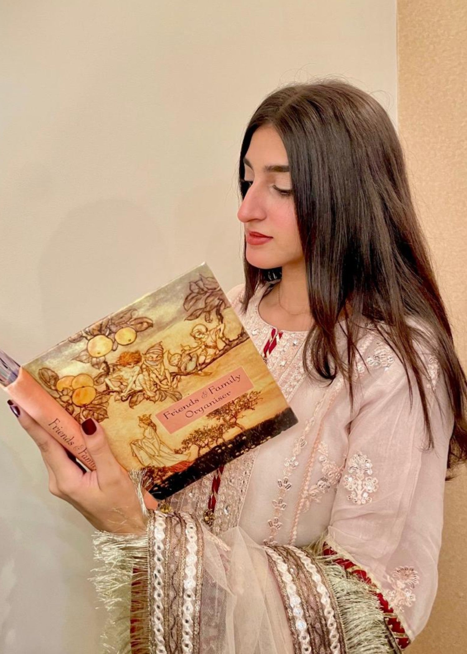 organza Kurta Set in Cotton