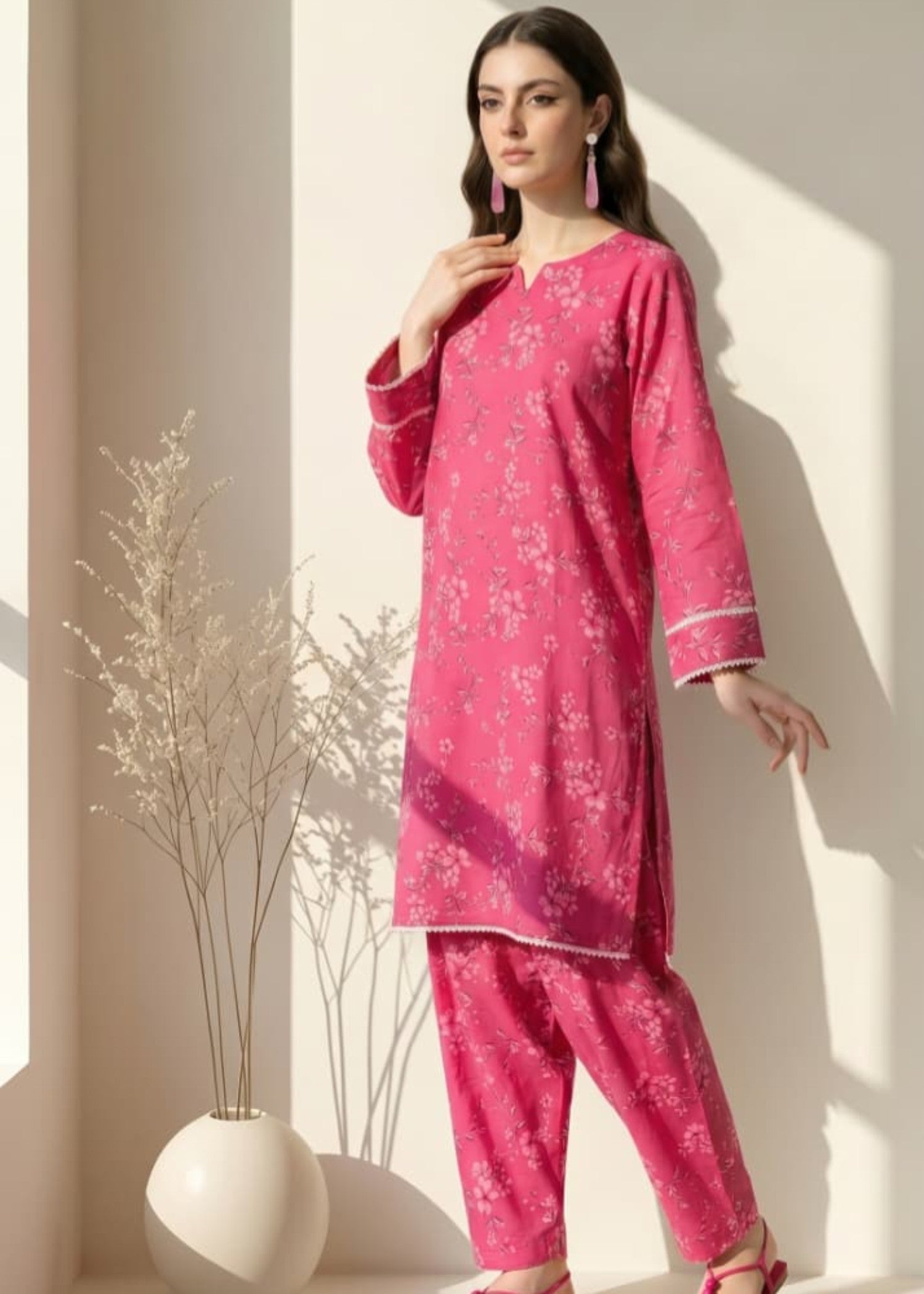 lawn Co Ord Sets in Lusty gallant