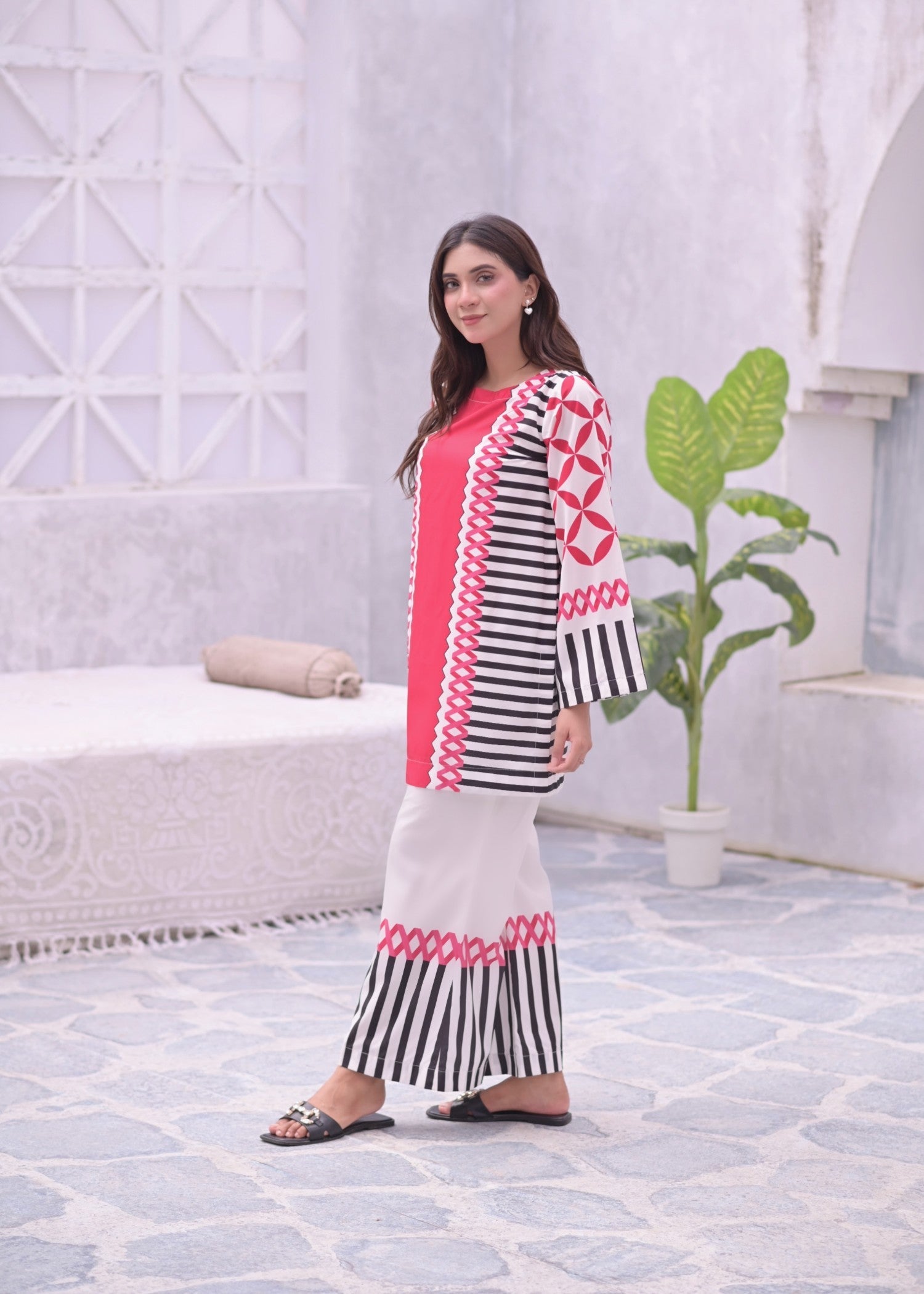 crepe Co Ord Sets in Red
