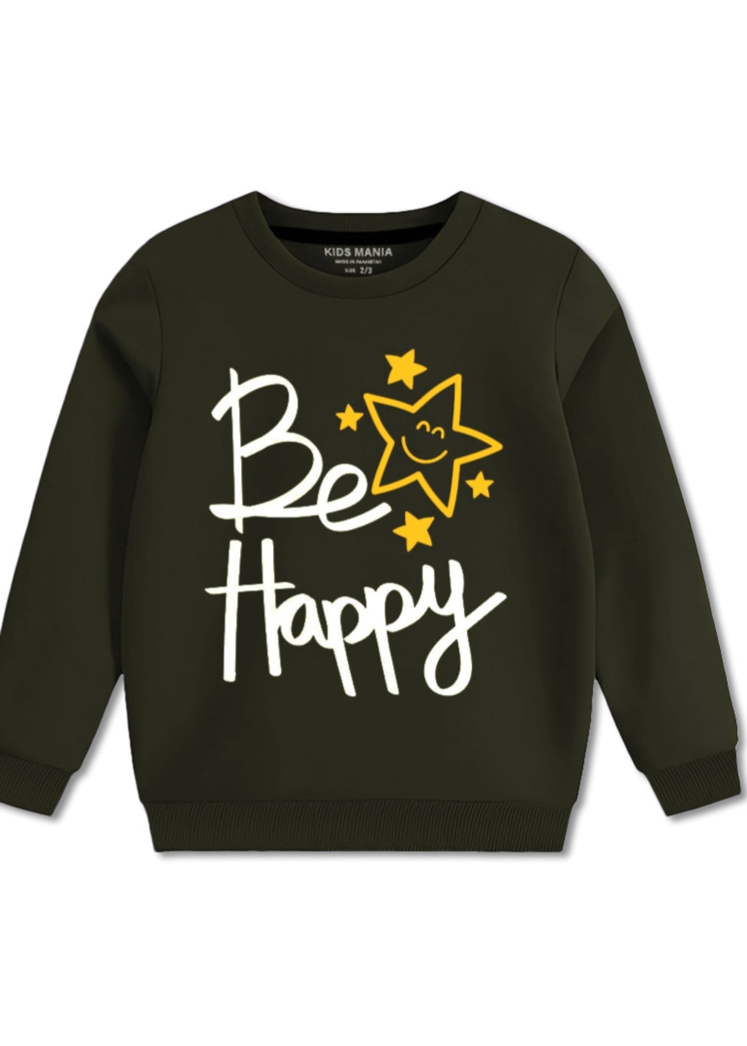 fleece Sweatshirt in Army green