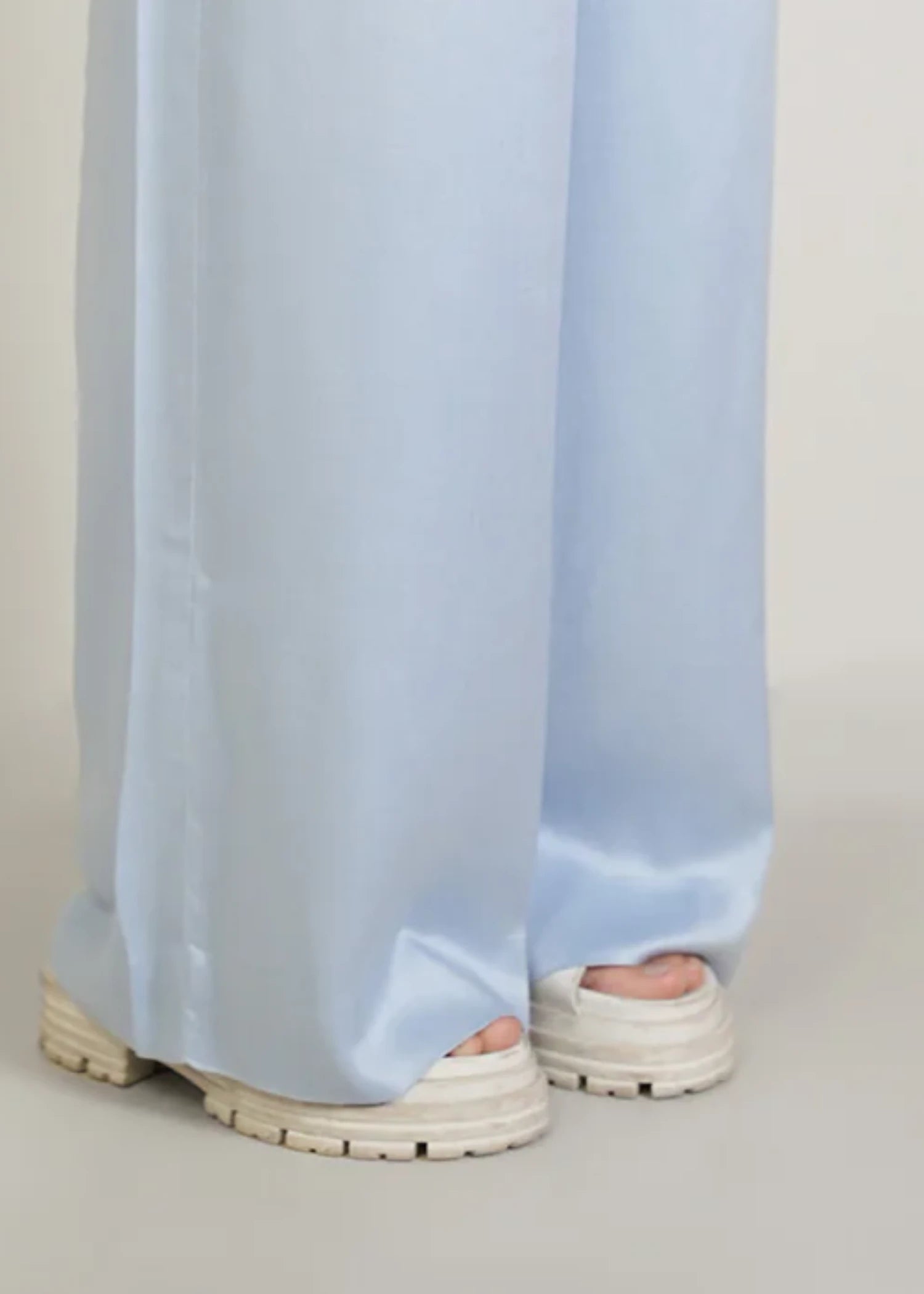 viscose Pants in Sky blue