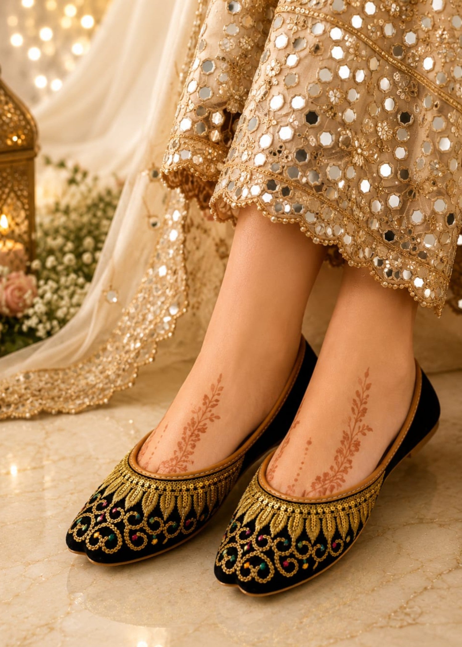 Khussa in Black by - High Quality Women Khussa XML1322