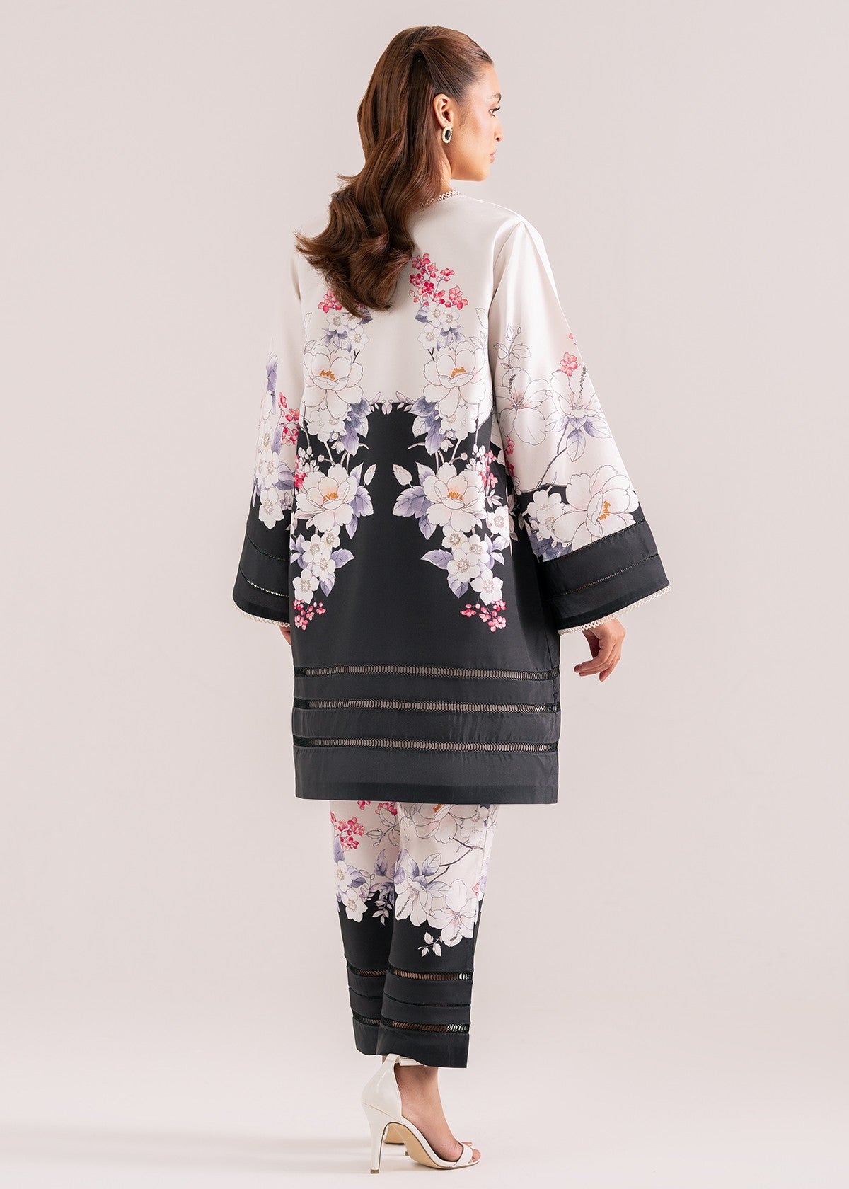 crepe Gown in Ivory