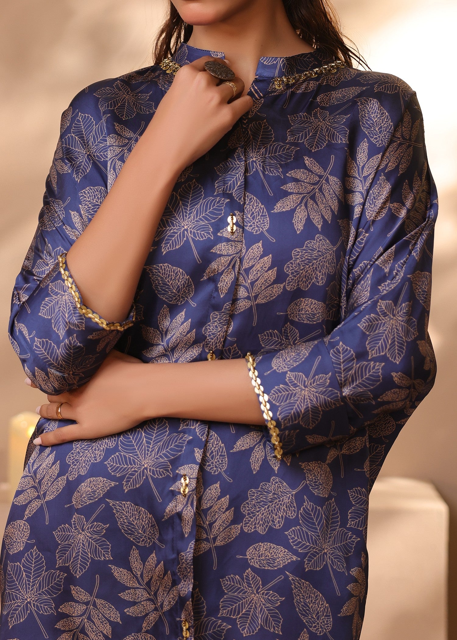 silk Co ord Sets in Blue