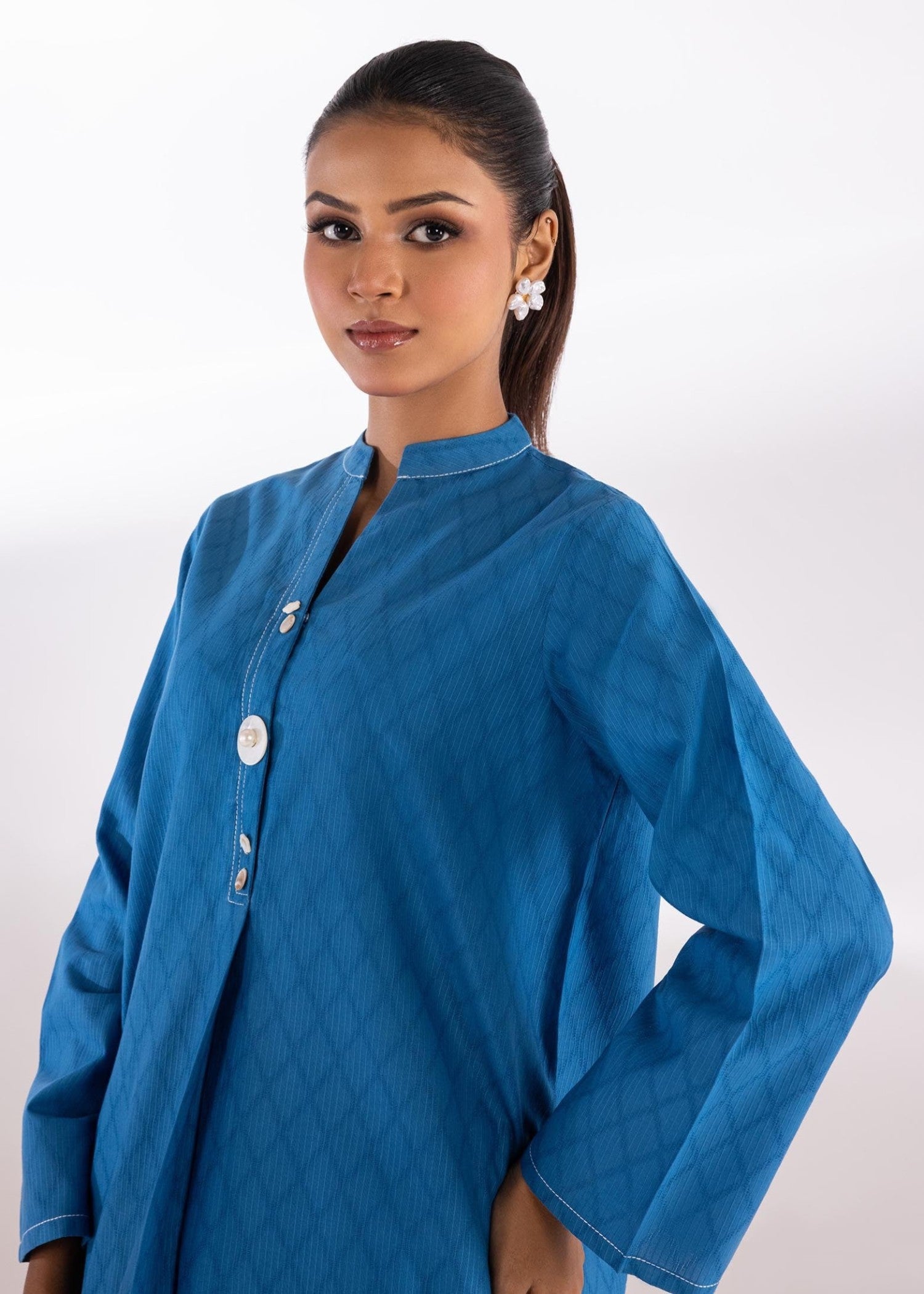 jacquard Co Ord Sets in Blue
