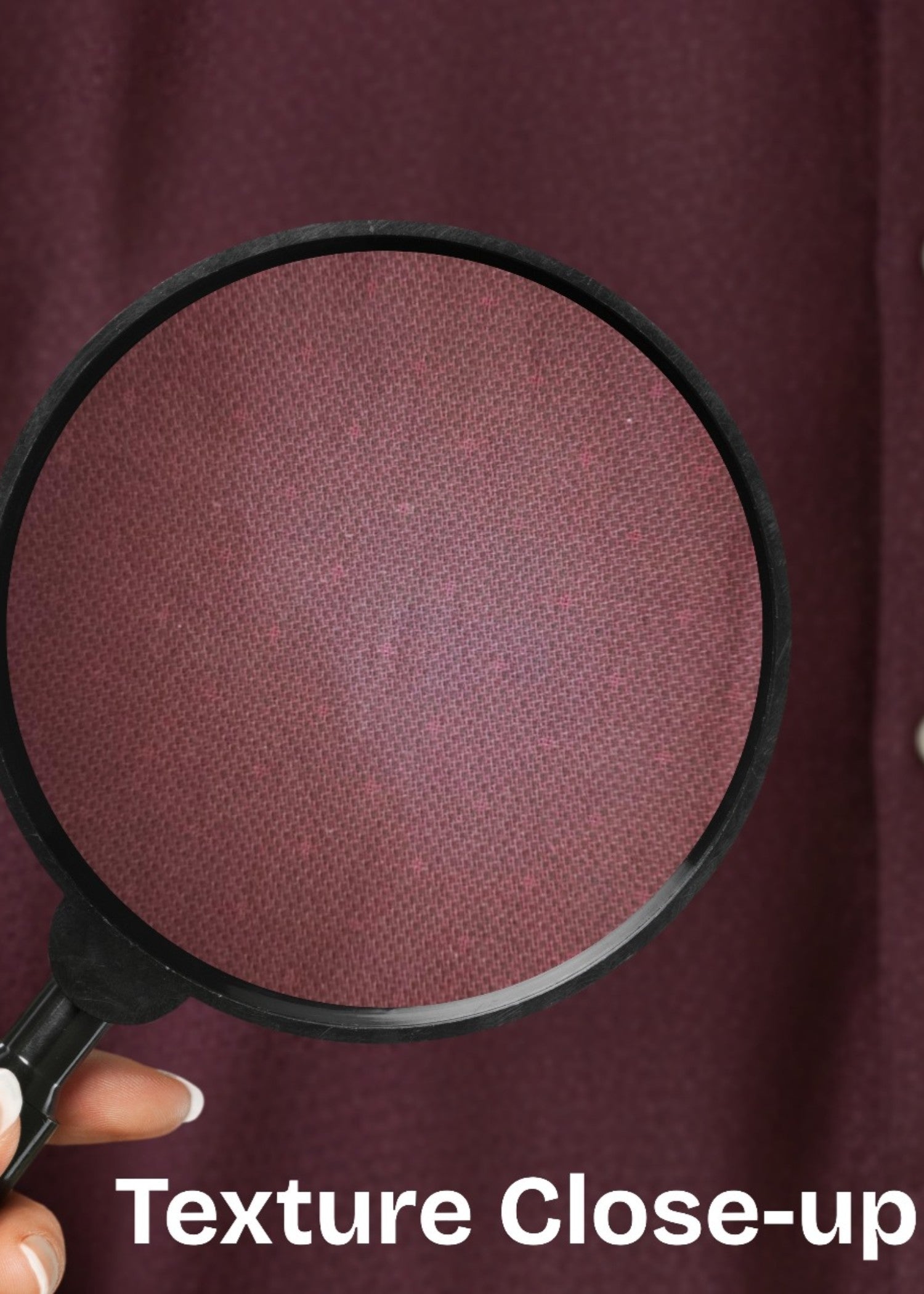 cotton dobby Kurta in Plum