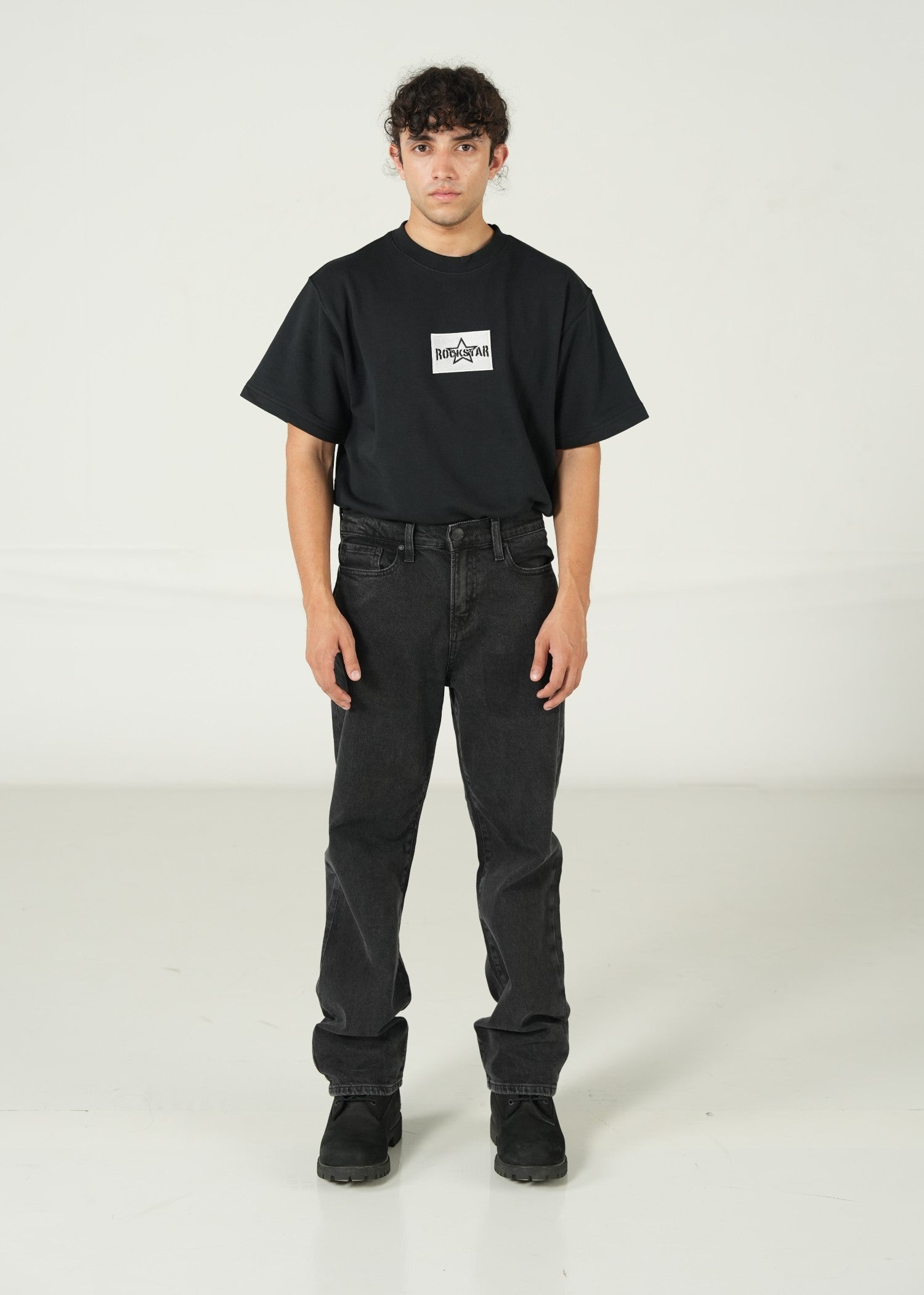 denim Jeans in Black by Rockstar Jeans
