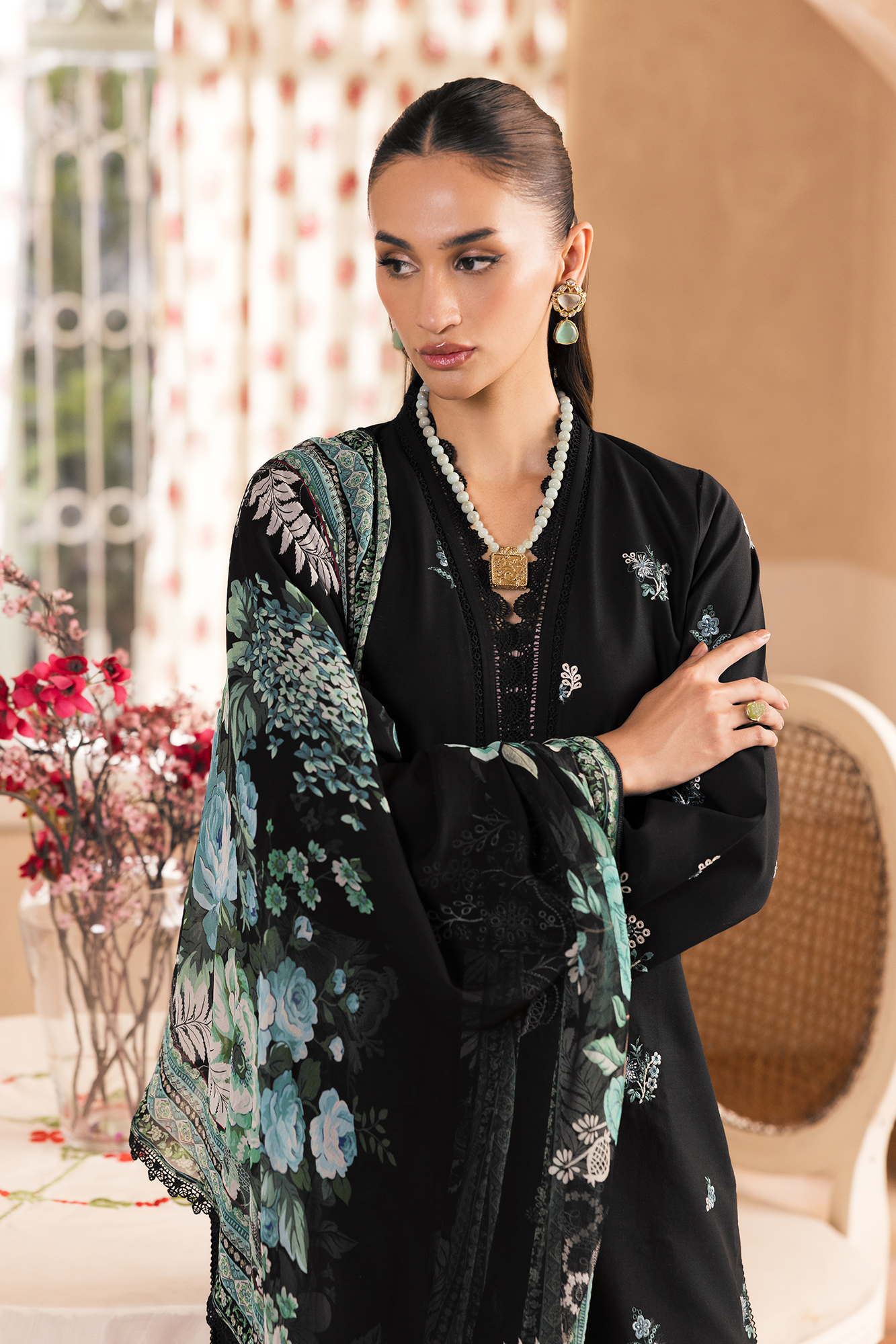 Nissa Chikankari Lawn – N-05