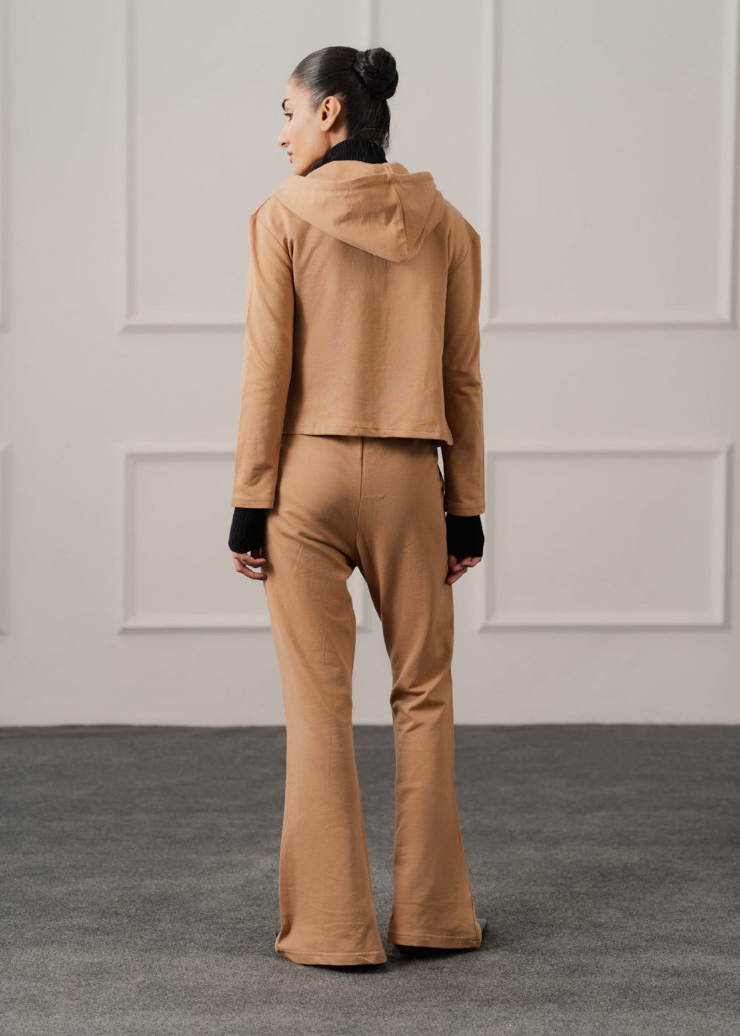 polycotton Trousers in Beige