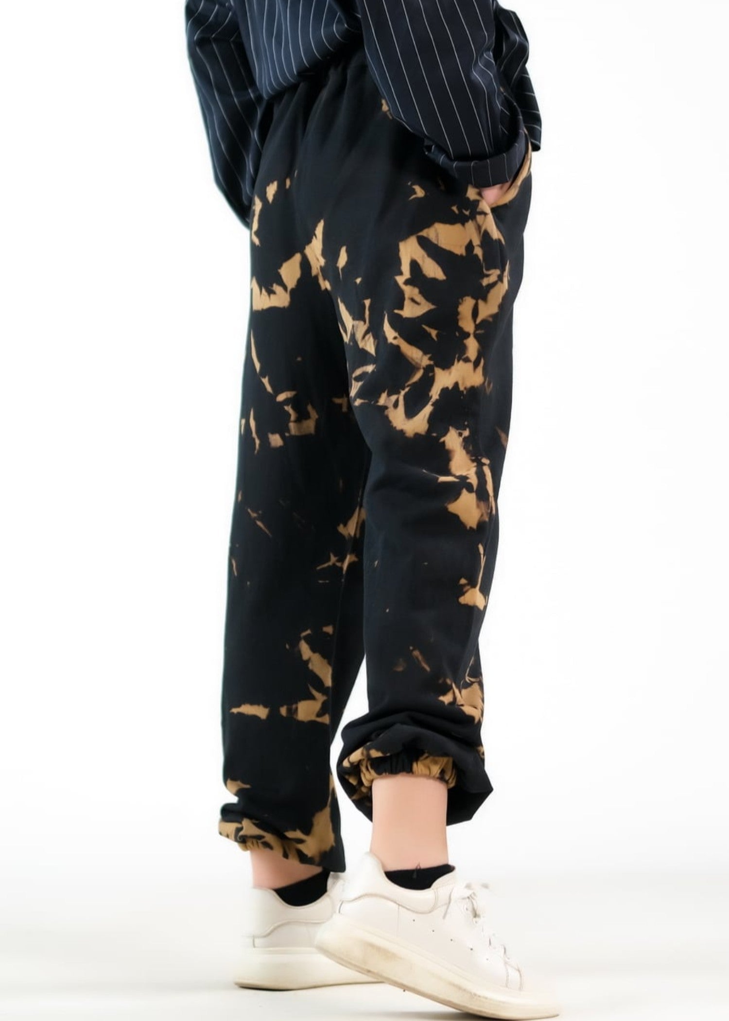 crepe Trousers in Black