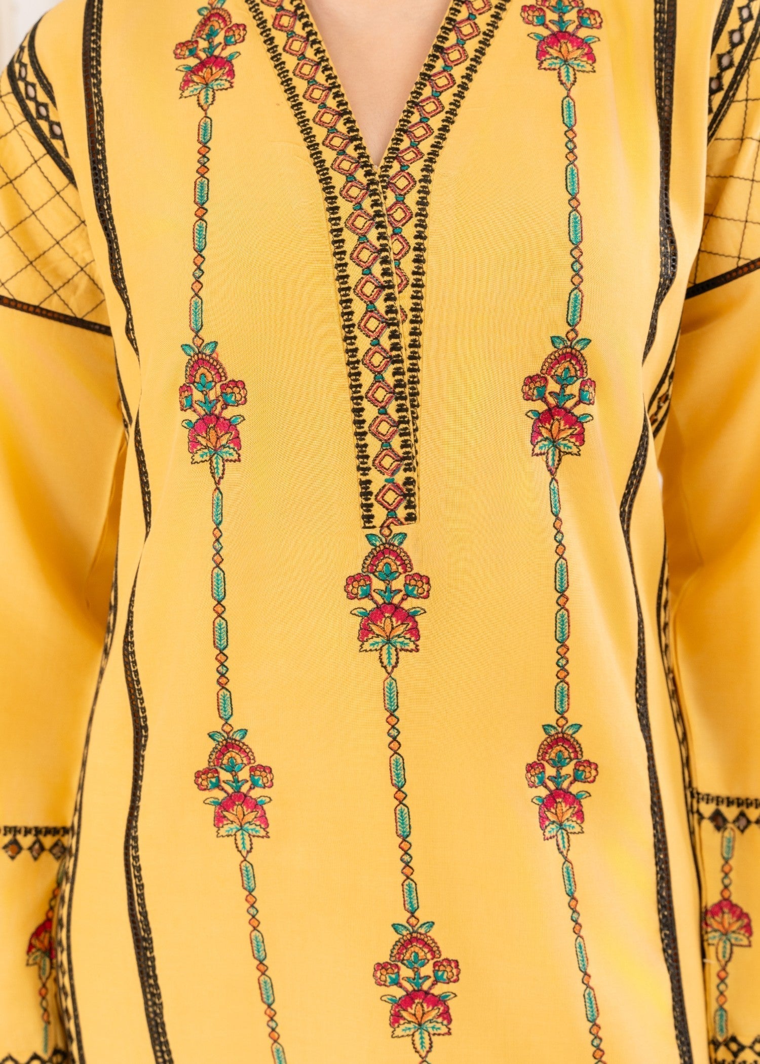 cotton viscose Co Ord Sets in Yellow