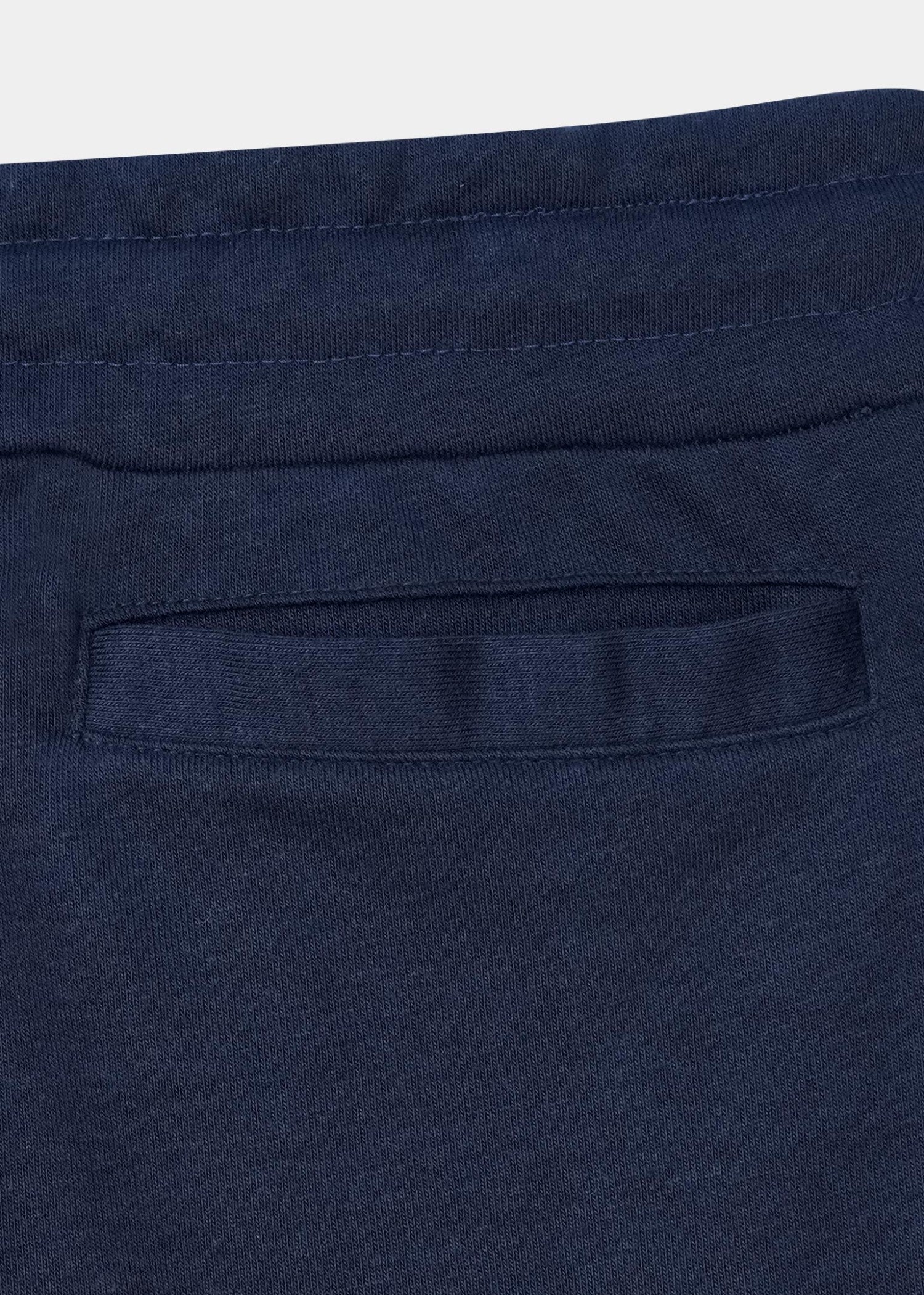 interlock knit Shorts in Navy blue
