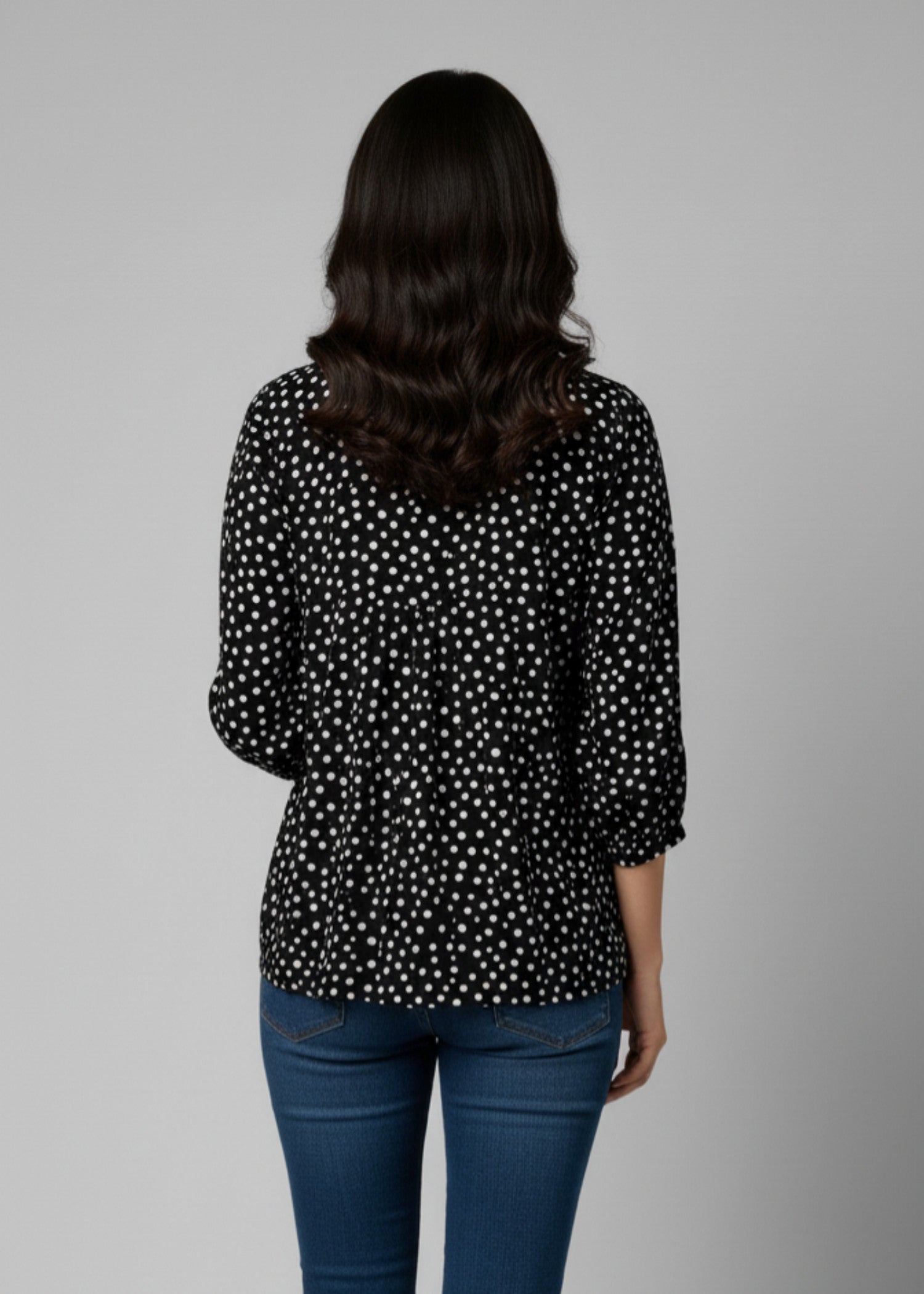 linen Tunic in Black