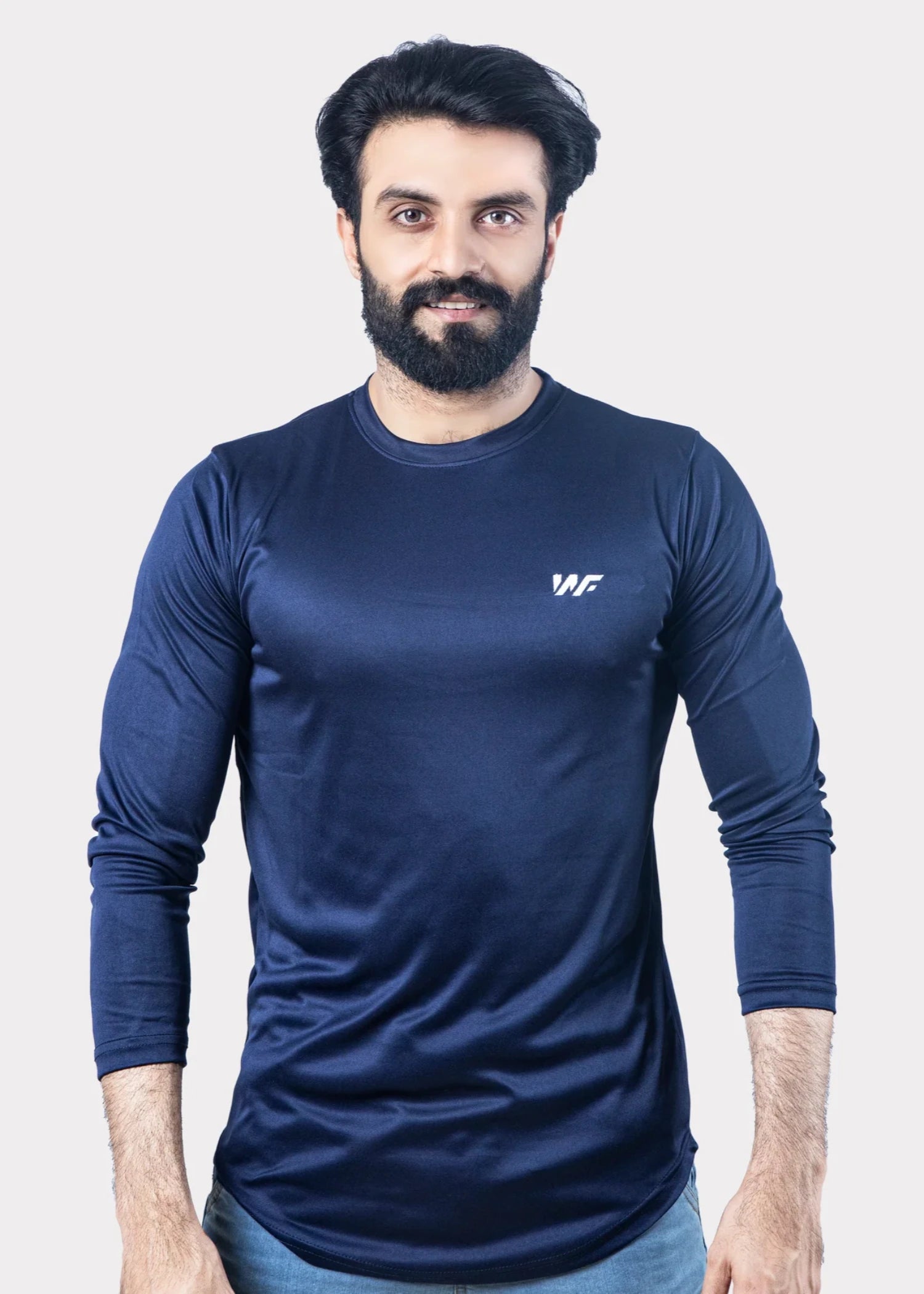 fleece T Shirt in Blue