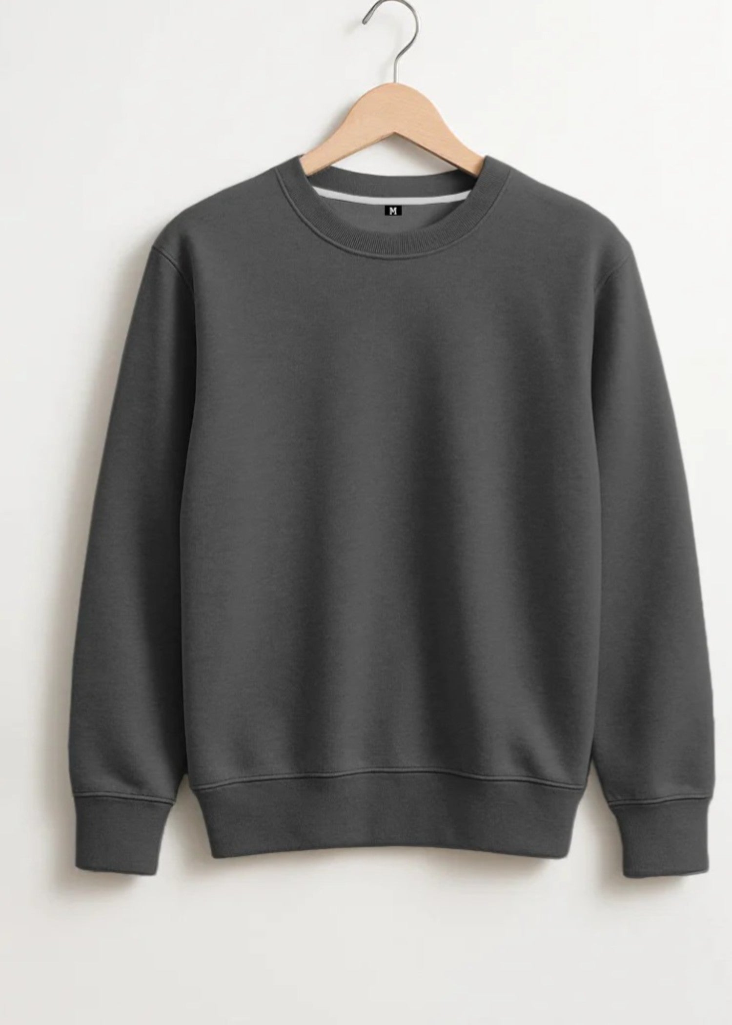fleece Sweatshirt in Ebony