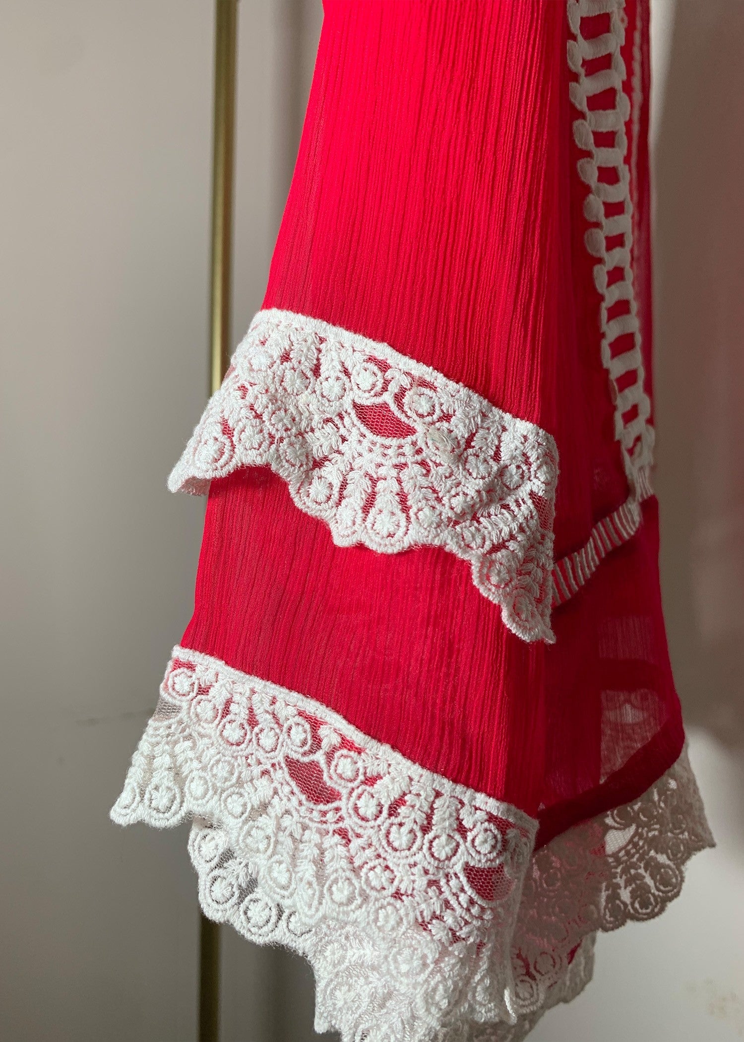 chiffon Kurti in Pink