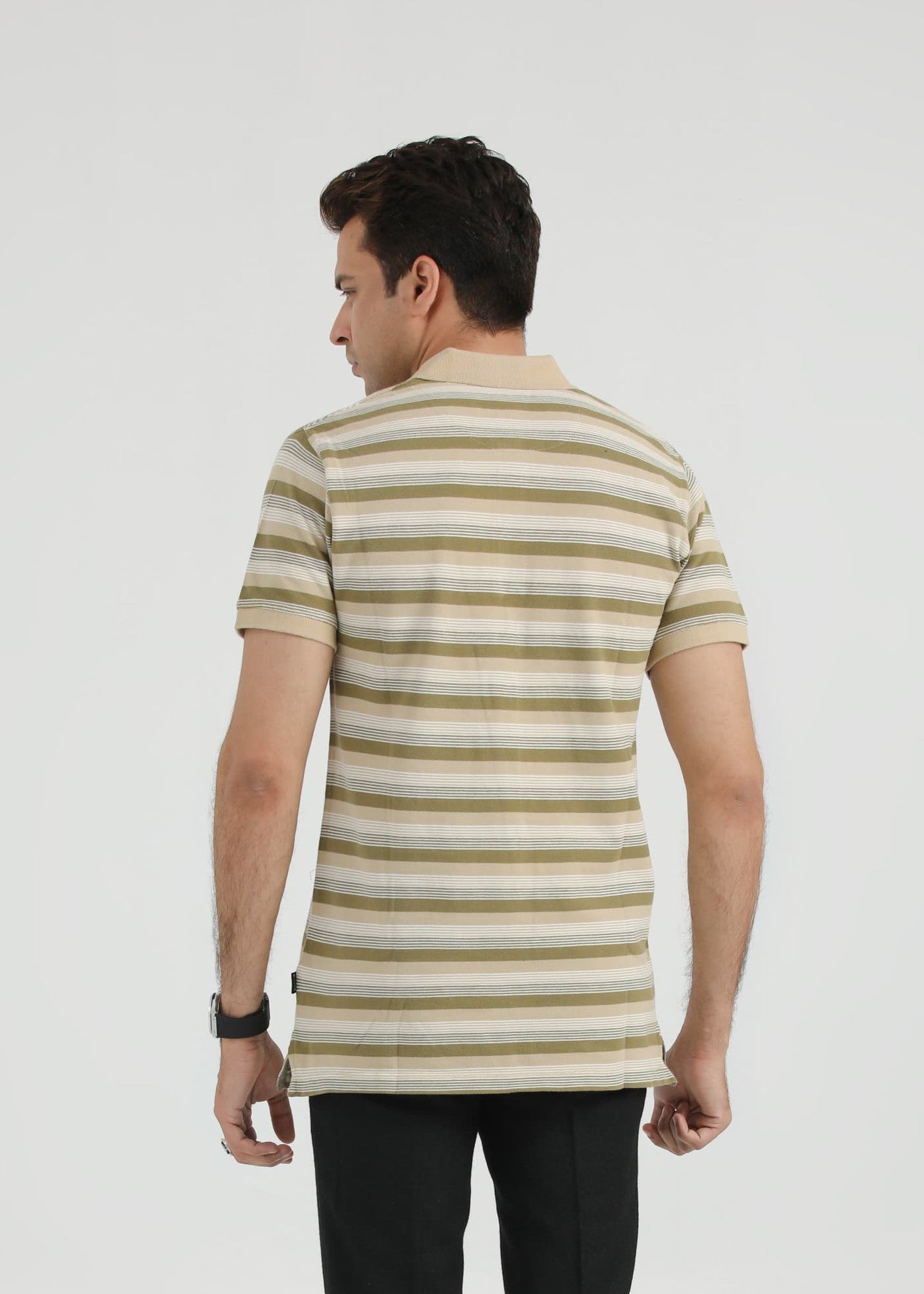 porque/pique Polo Shirt in Beige