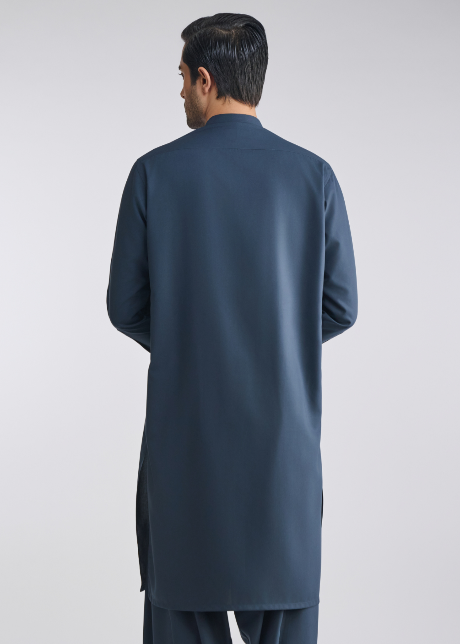 cotton Shalwar Kameez in Navy blue