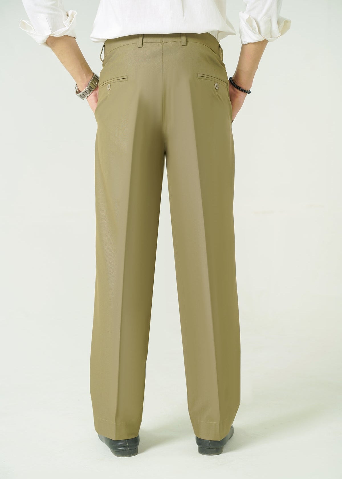 suiting Pants in Khaki brown