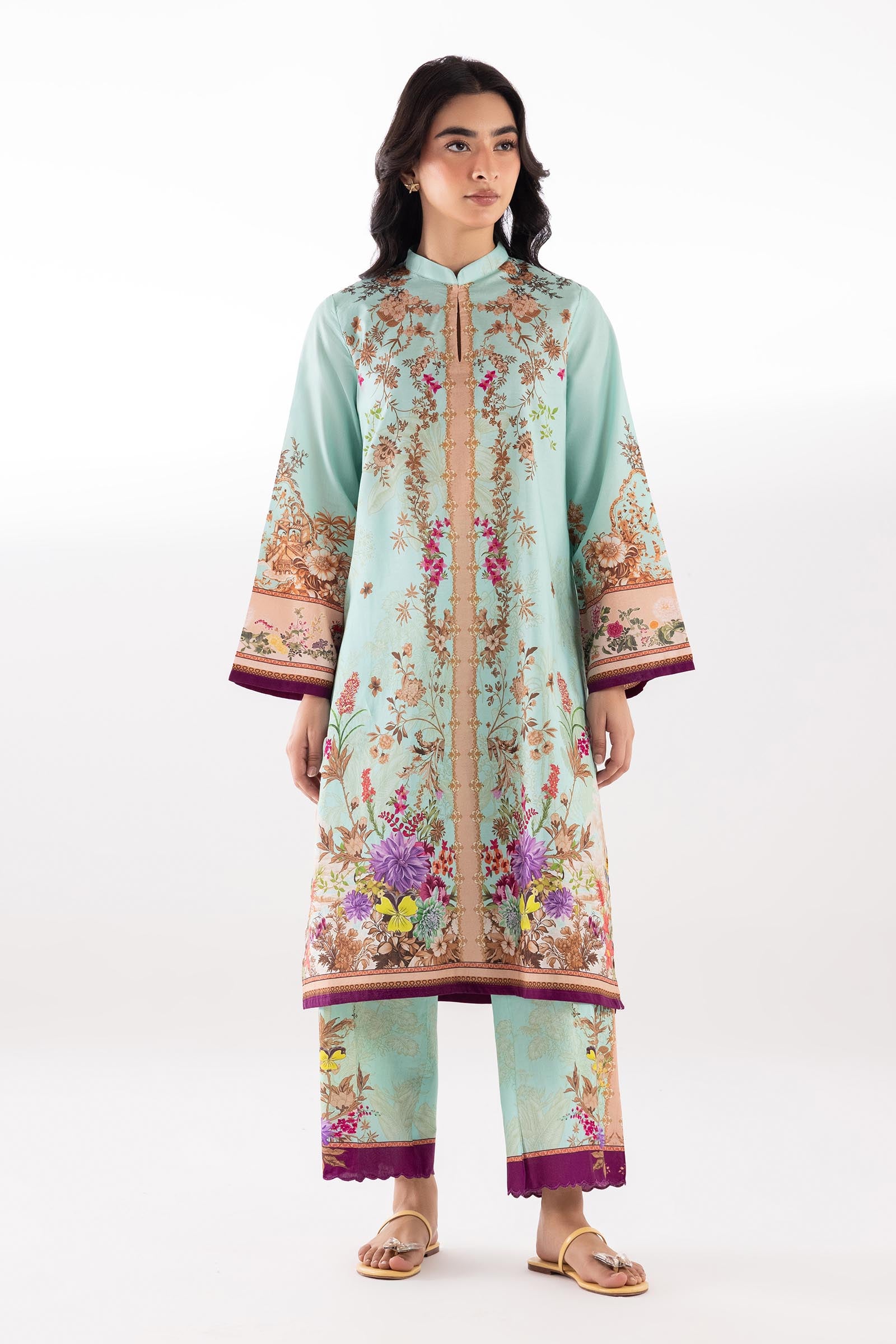 lawn Co Ord Sets in Aquamarine