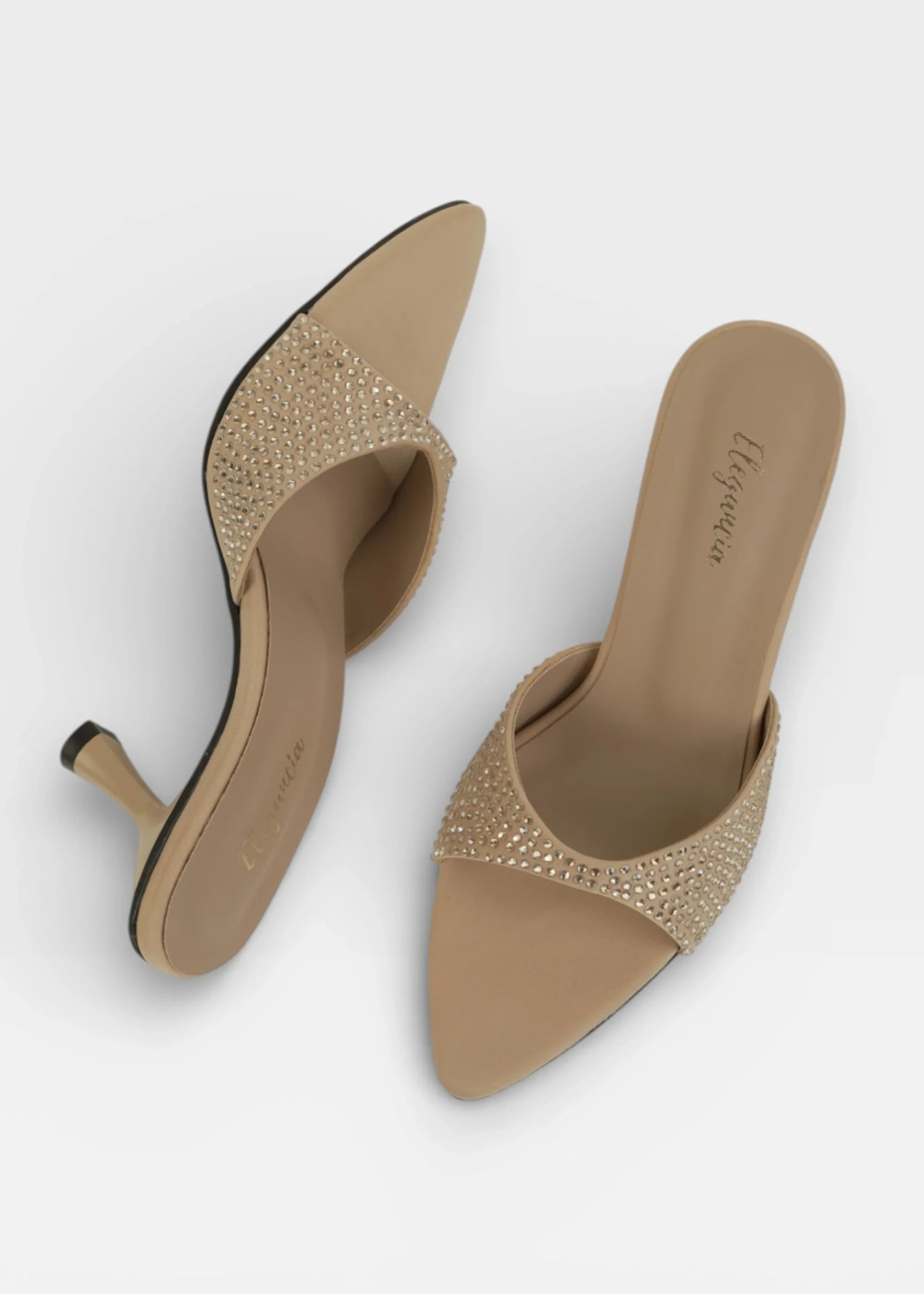 Heels in Camel brown by - High Quality Women Heels MGE5140