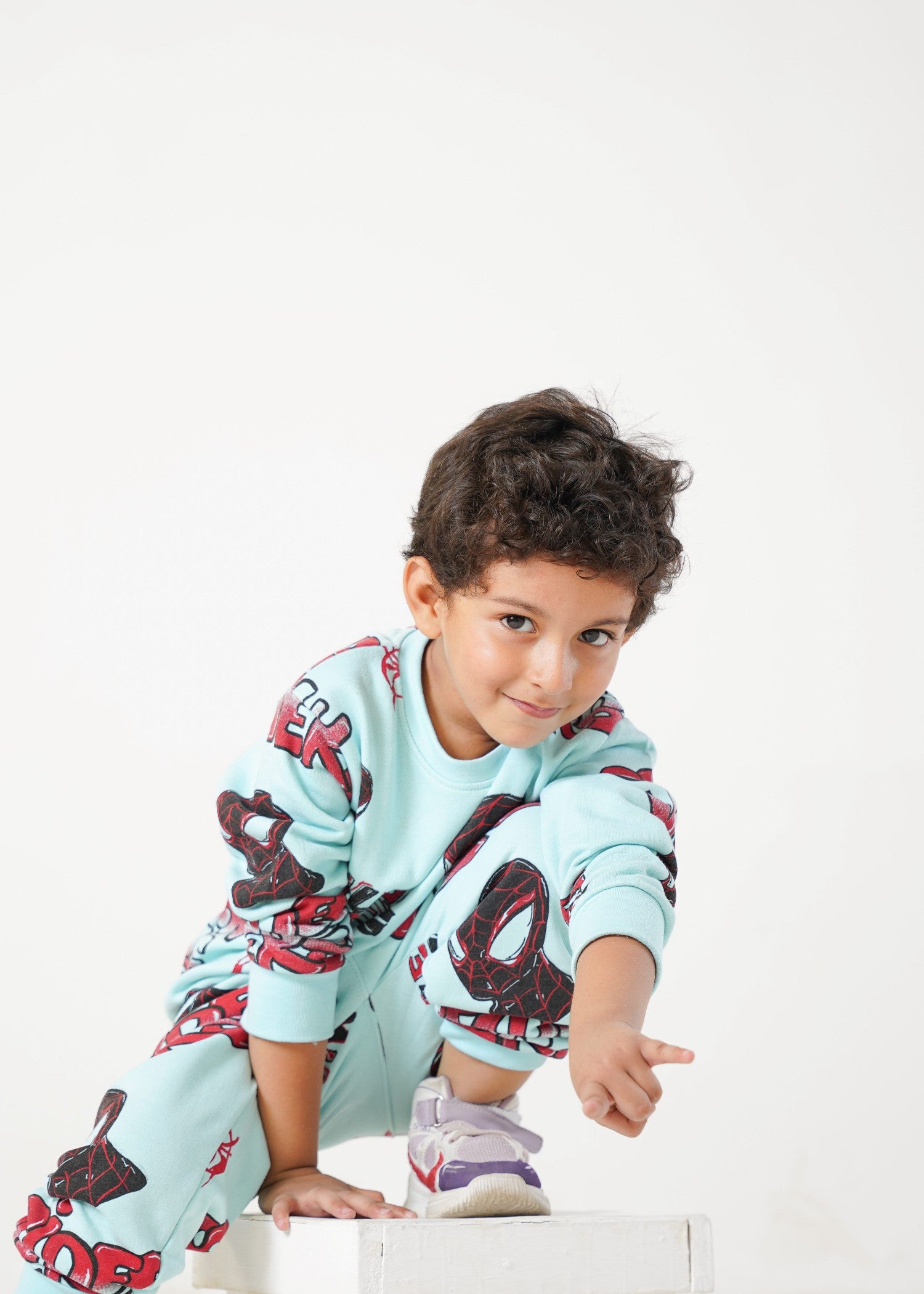 fleece Tracksuit in Aquamarine