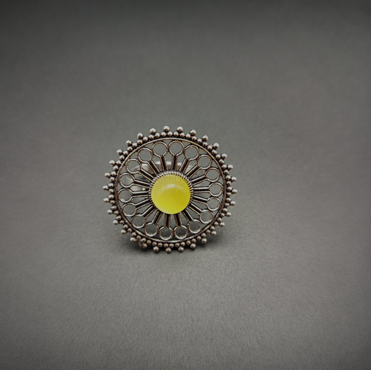 Ring in Light yellow Color by - Trendy Women Ring MZB4302