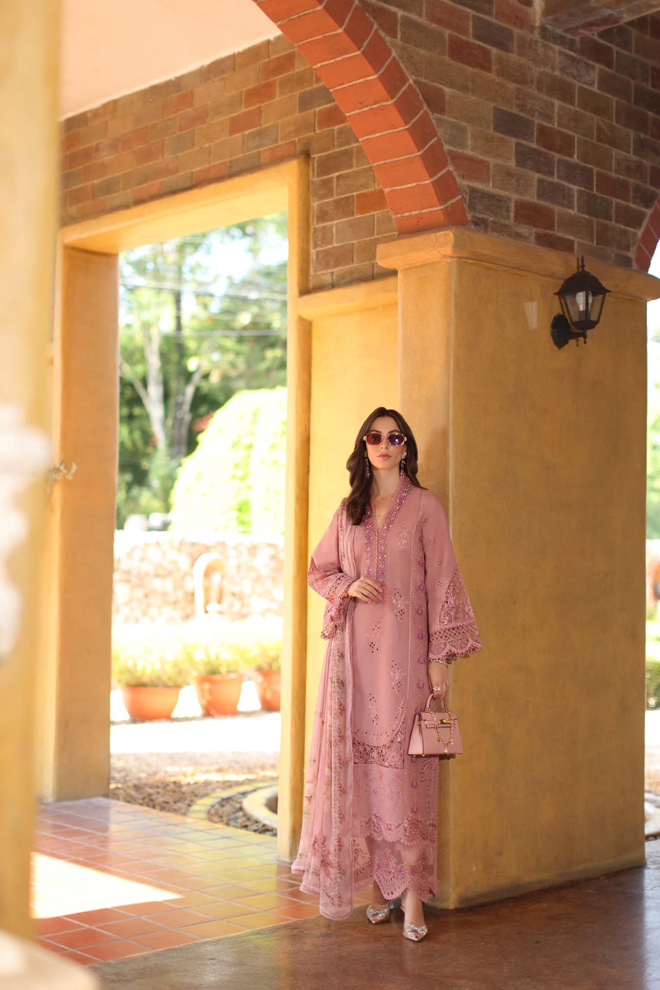Luxury Eid Schiffli Laserkari Lawn – D3 - B - Mirelle