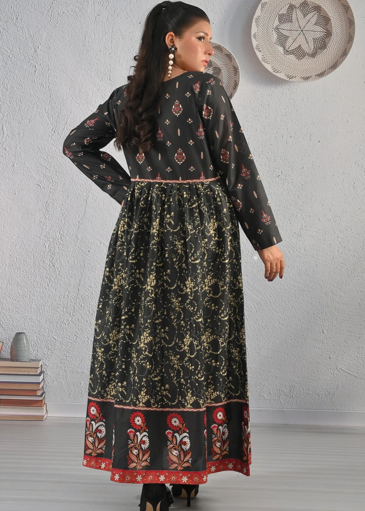 cotton Maxi in Multi