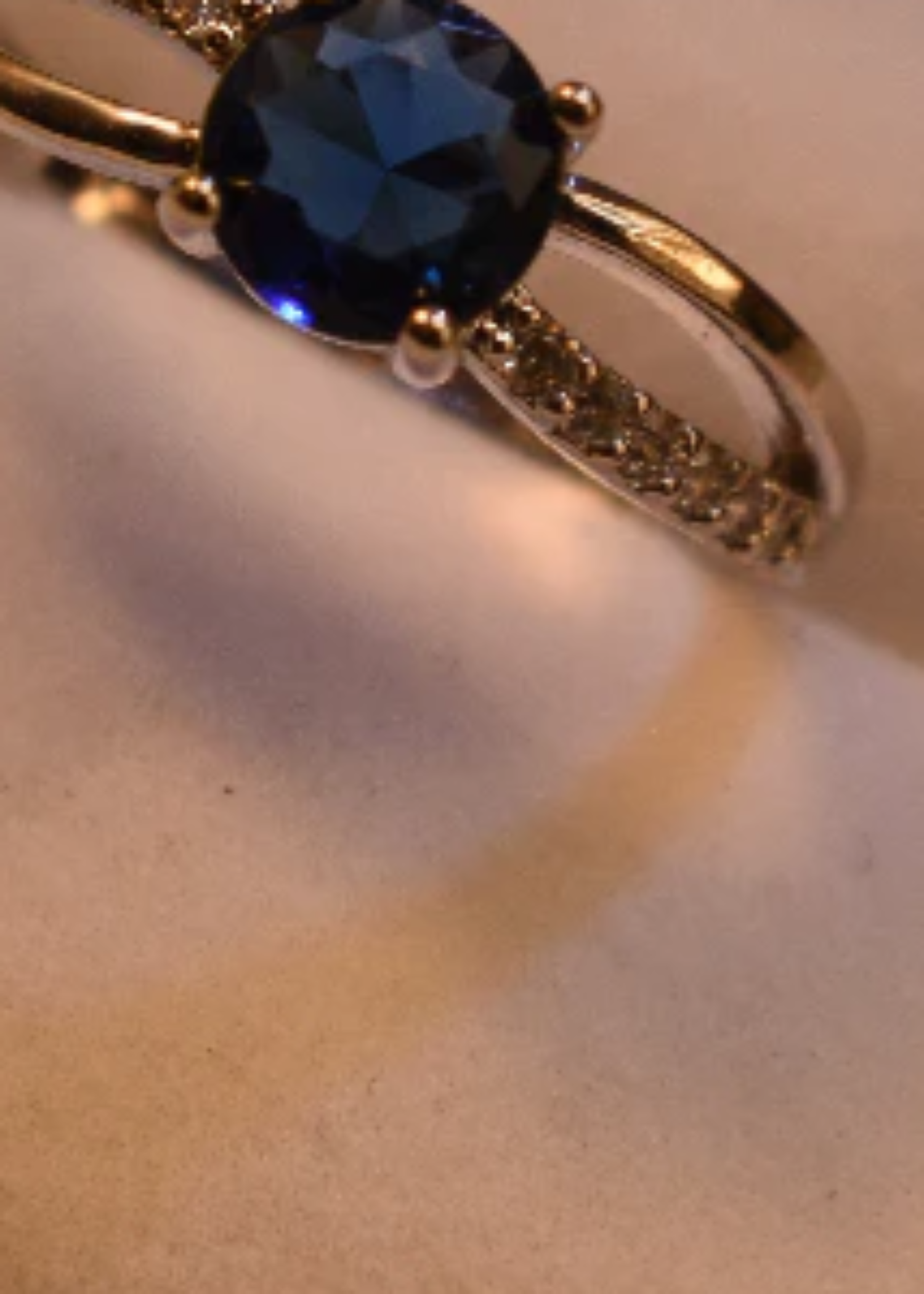 Ring in Blue Color by - Trendy Women Ring AWI8330